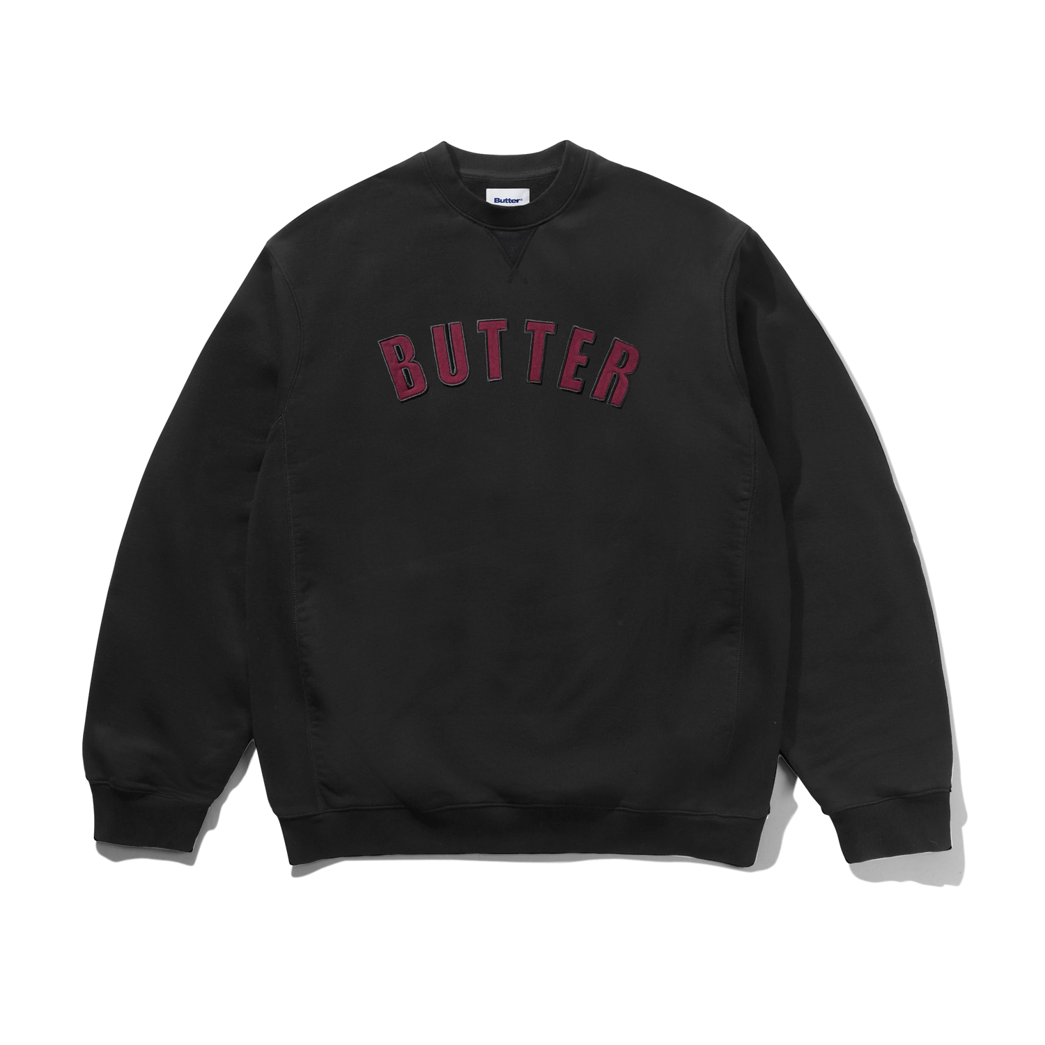 Arc Applique Crewneck, Black