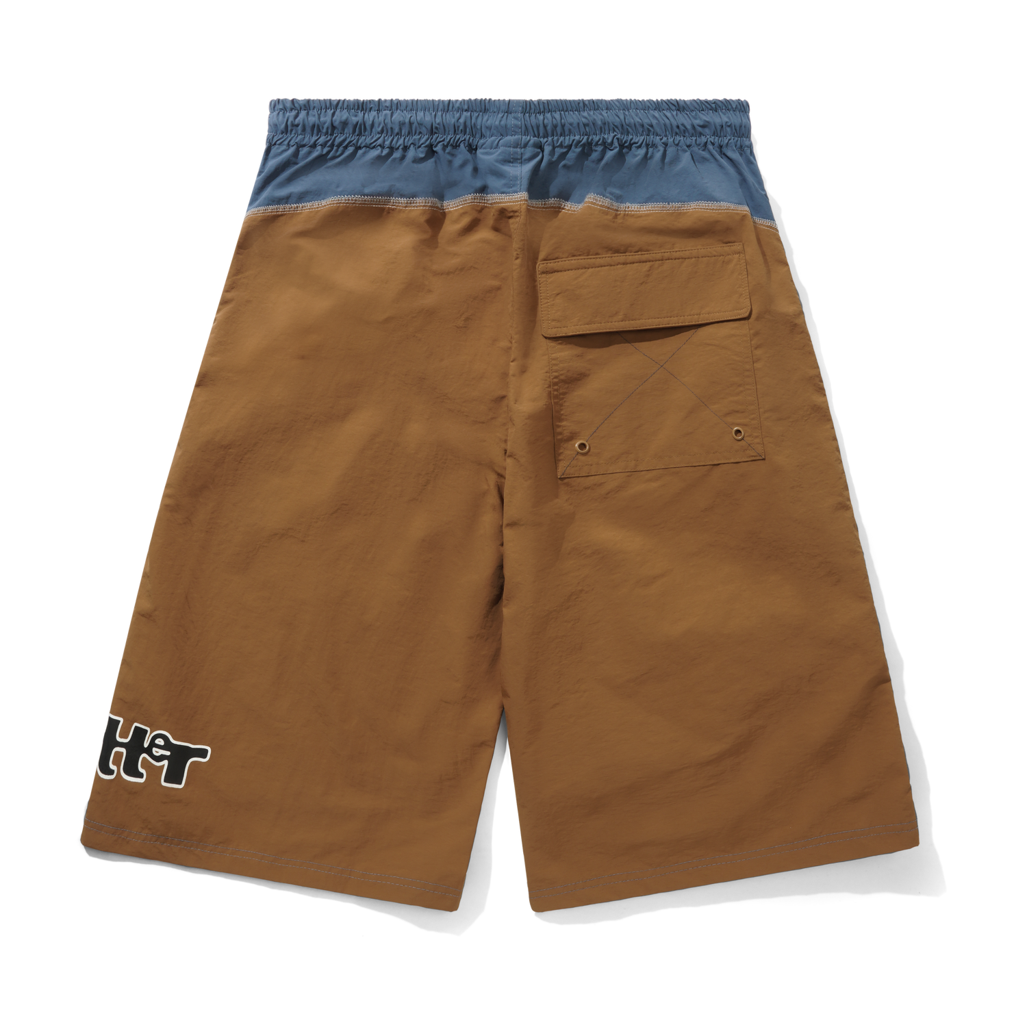 Arched Boardshorts, Brown / Navy