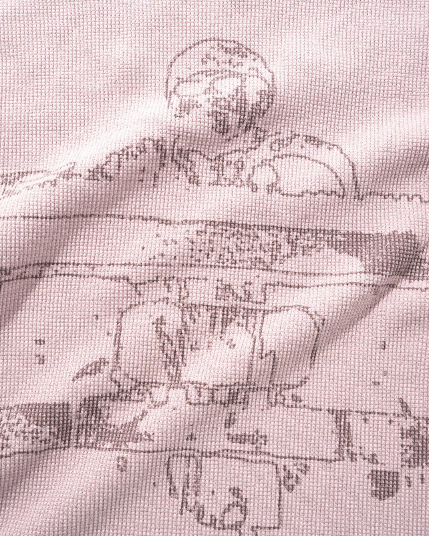 Arkestra L/S Waffle Top, Washed Lilac