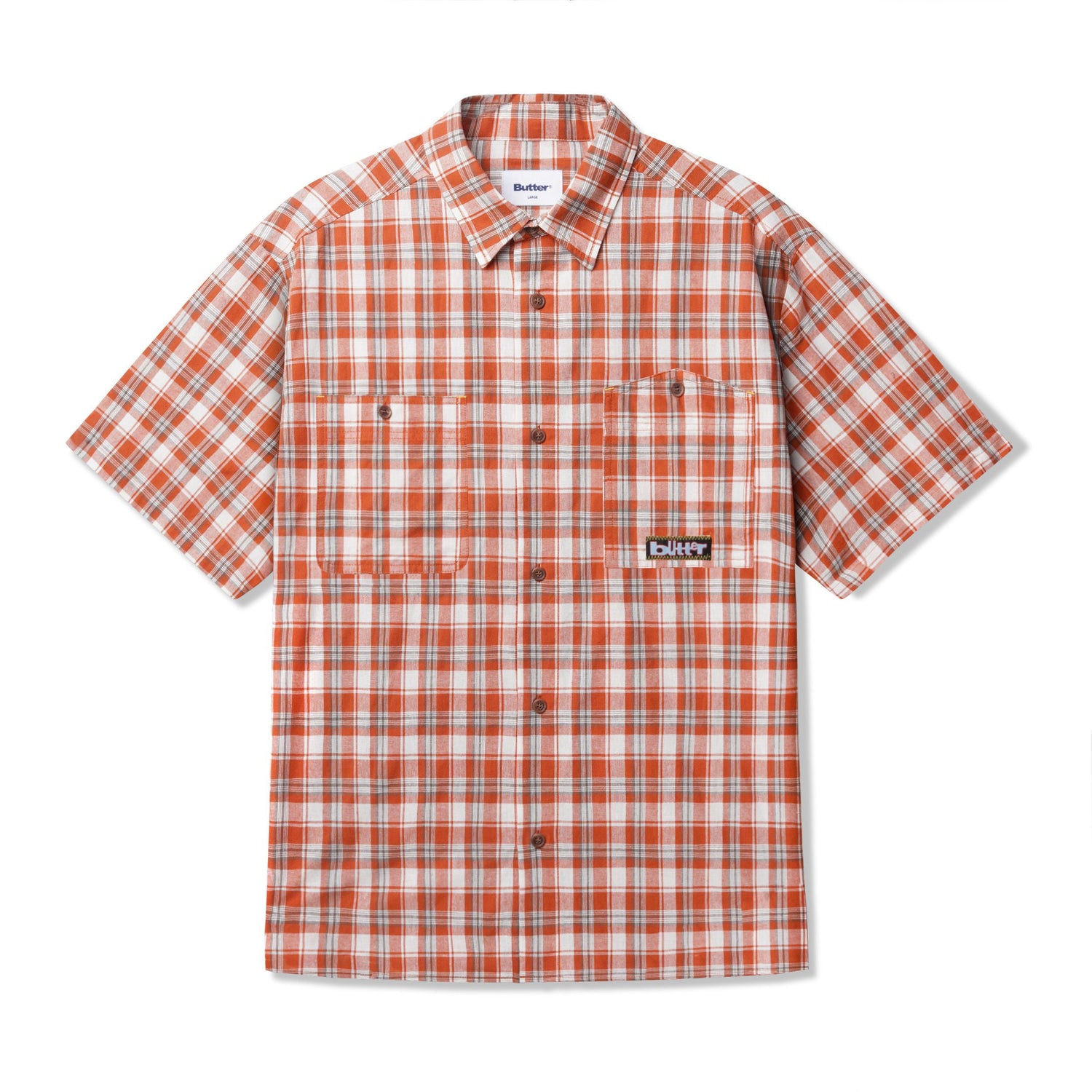 Asymmetrical S/S Shirt, Mandarin