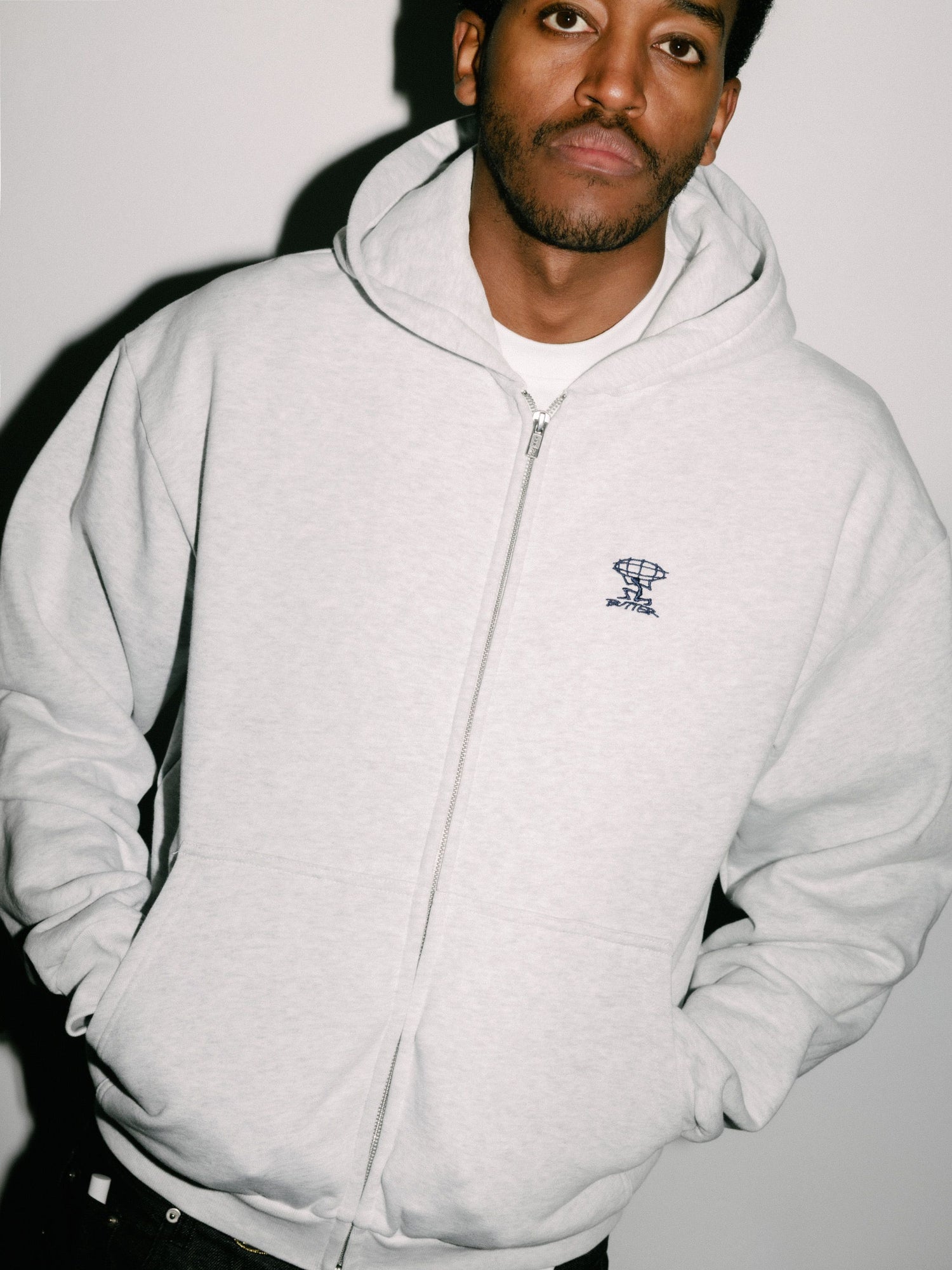 Terrain Basic Zip-Thru Hood, Ash