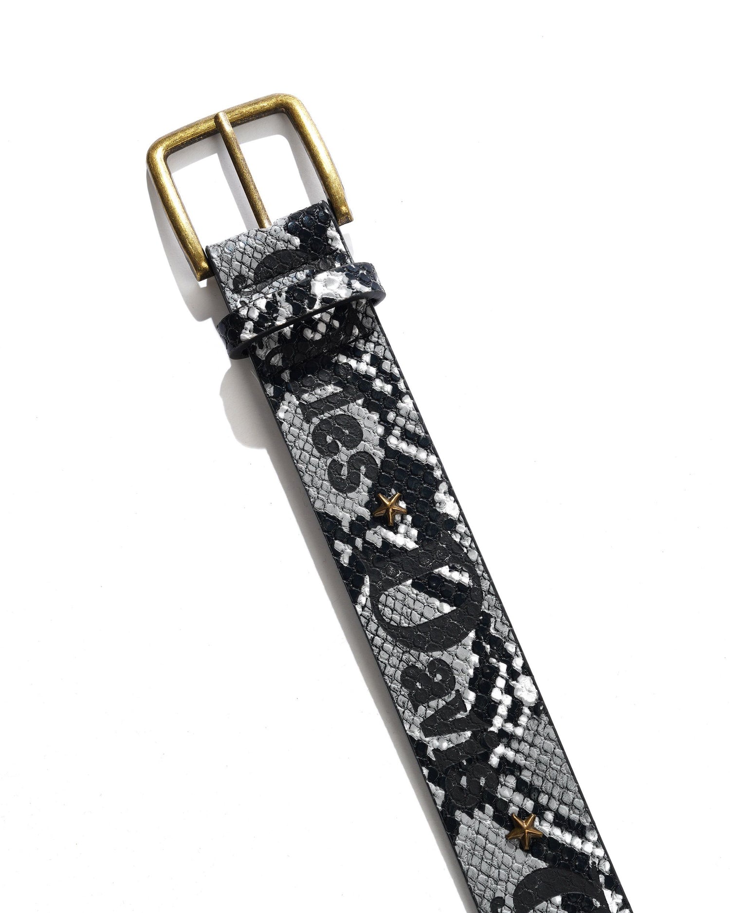 Miles Studded Belt Snakeskin Butter Goods miles-studded-belt-snakeskin-butter-goods