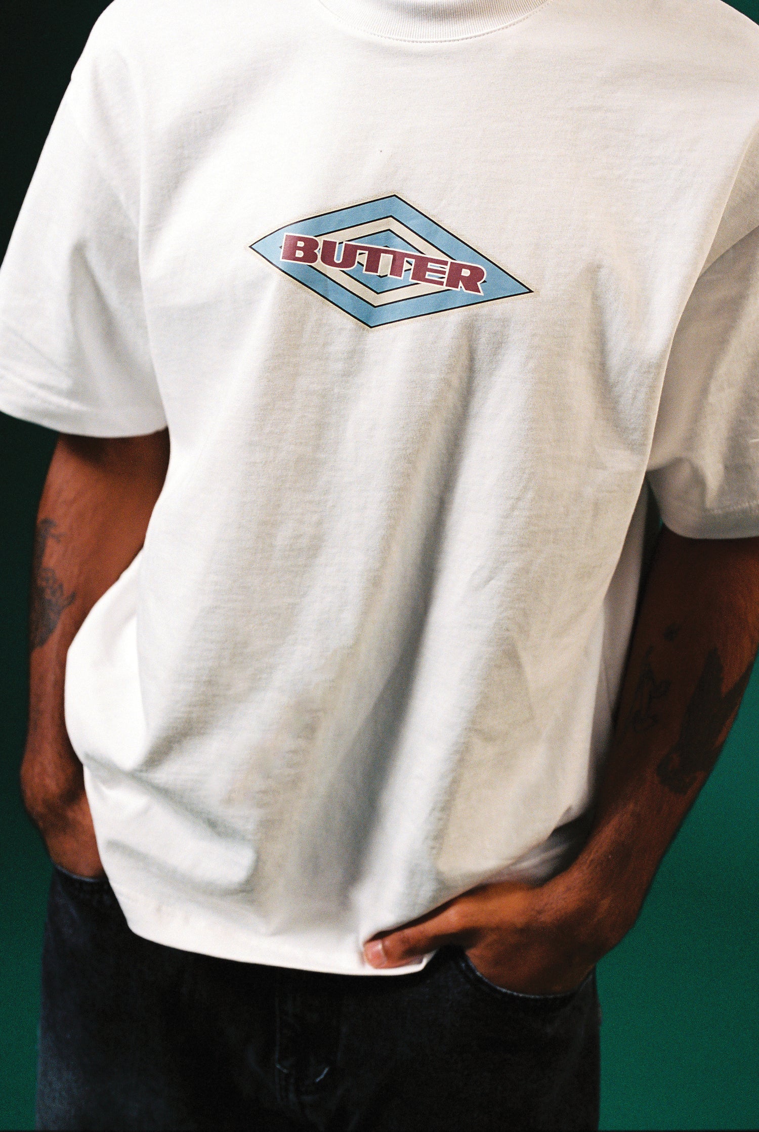 Diamond Logo Tee, Pacific