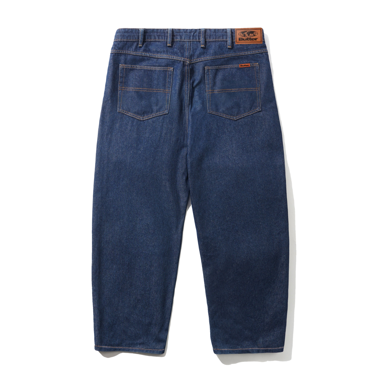 Baggy Denim Jeans, Dark Indigo – Butter Goods Baggy Denim Jeans, Dark Indigo – Butter Goods