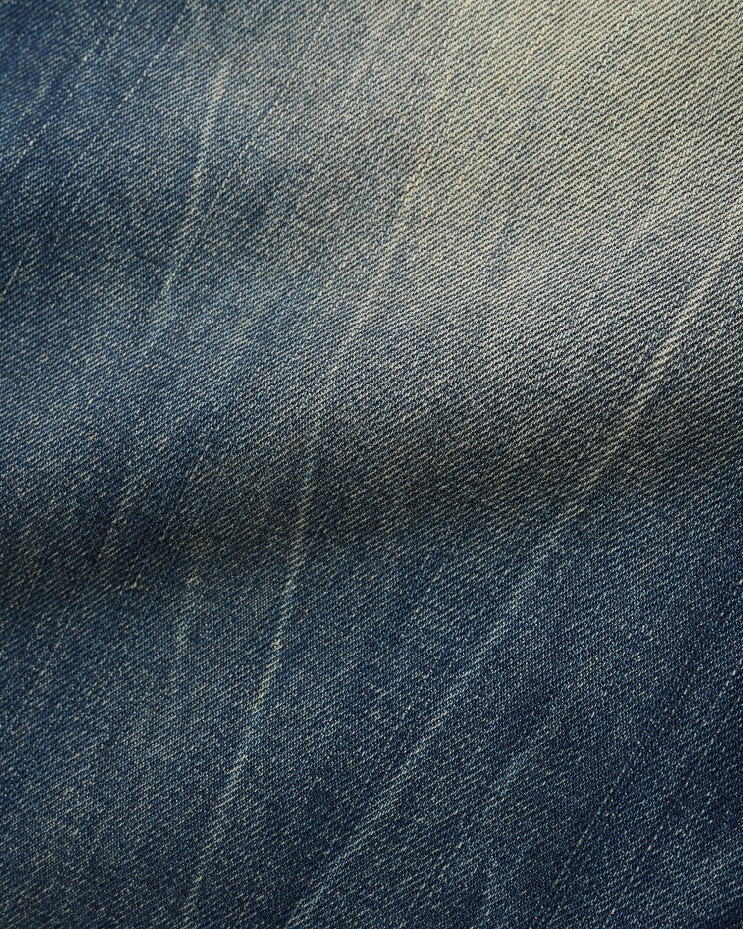 Baggy Denim Jeans, Distressed Selvedge