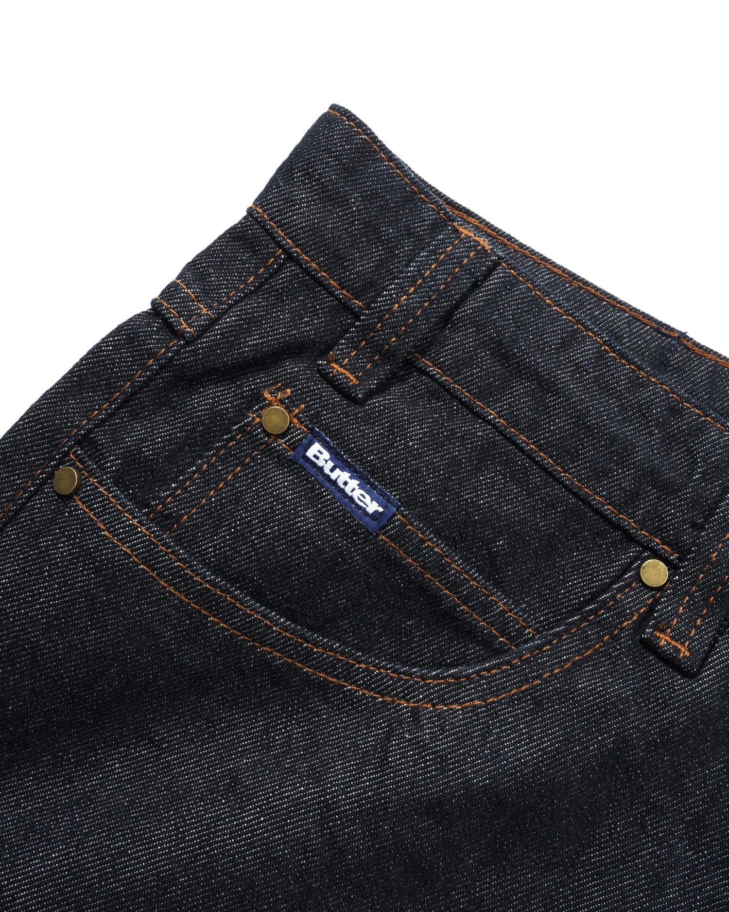Baggy Denim Jeans, Raw Indigo