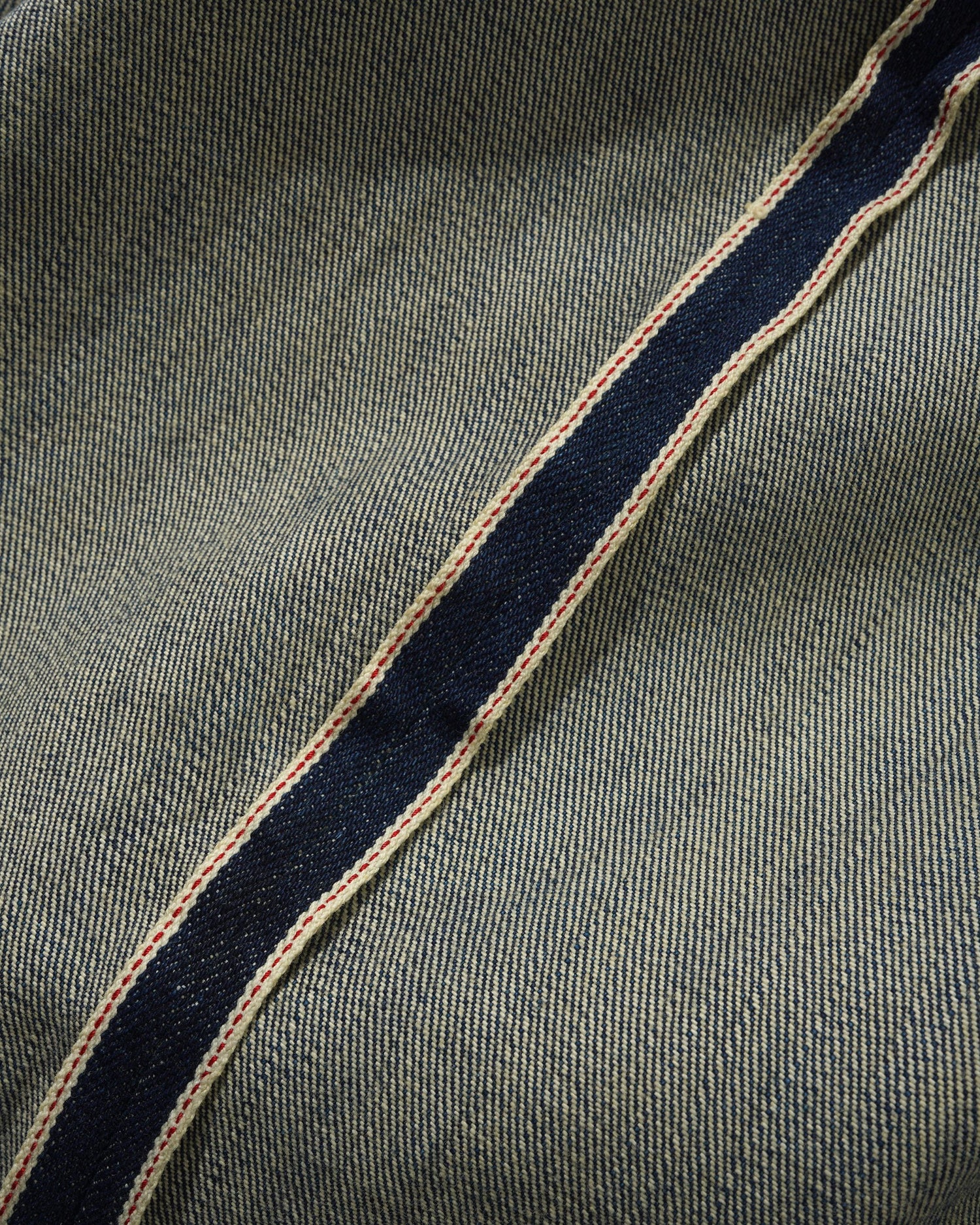 Baggy Denim Shorts, Distressed Selvedge