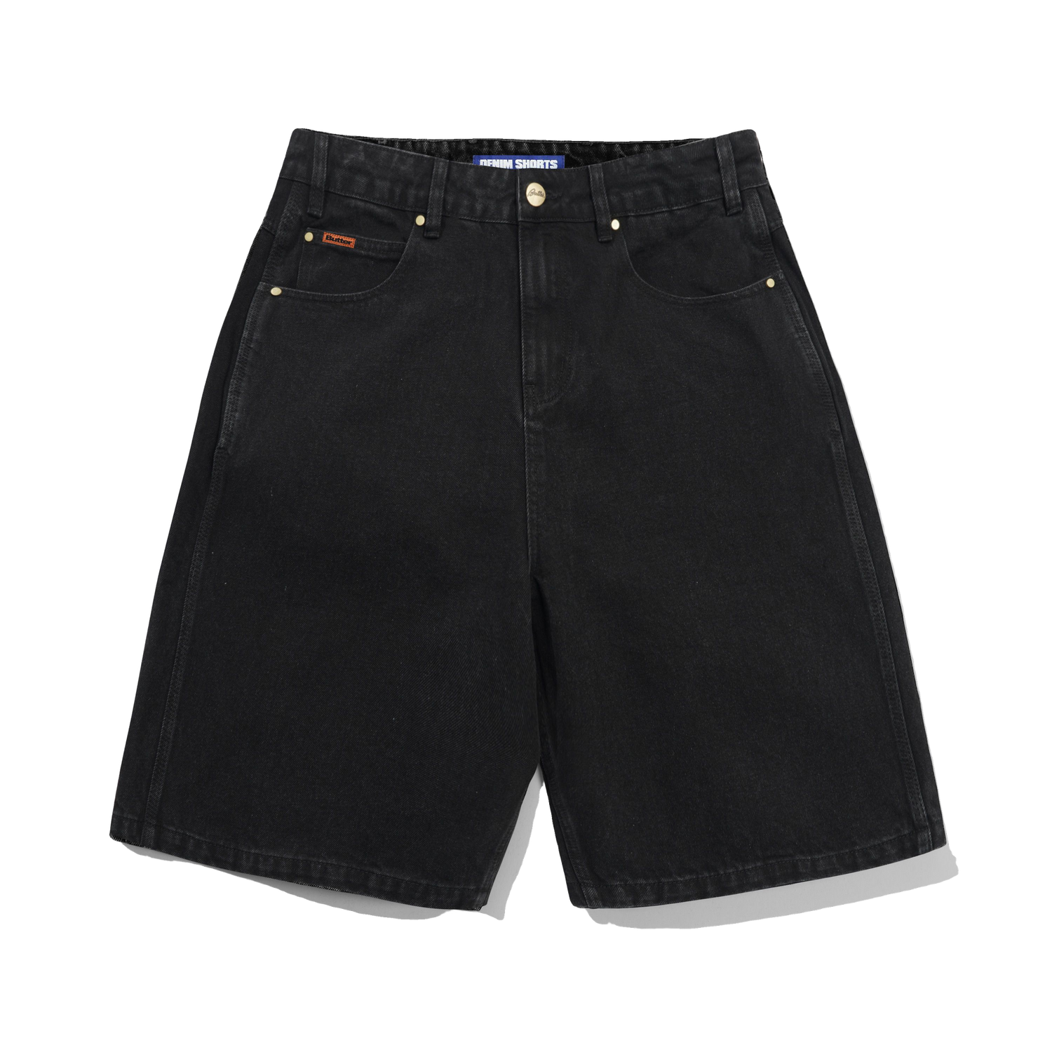 Baggy Denim Shorts, Washed Black – Butter Goods