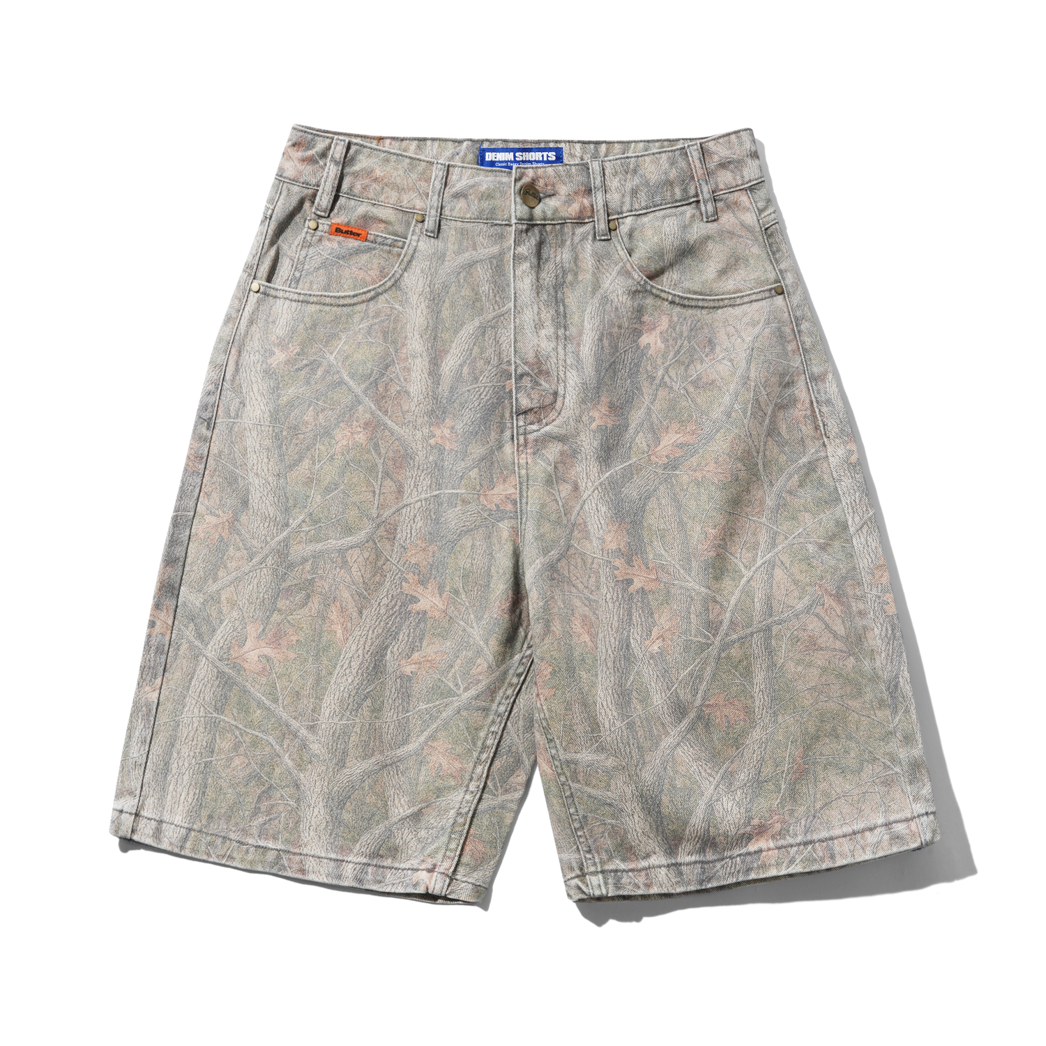 パンツ Butter Goods Denim Shorts Forest Camo 30 Baggy Denim Shorts, Forest Camo – Butter Goods