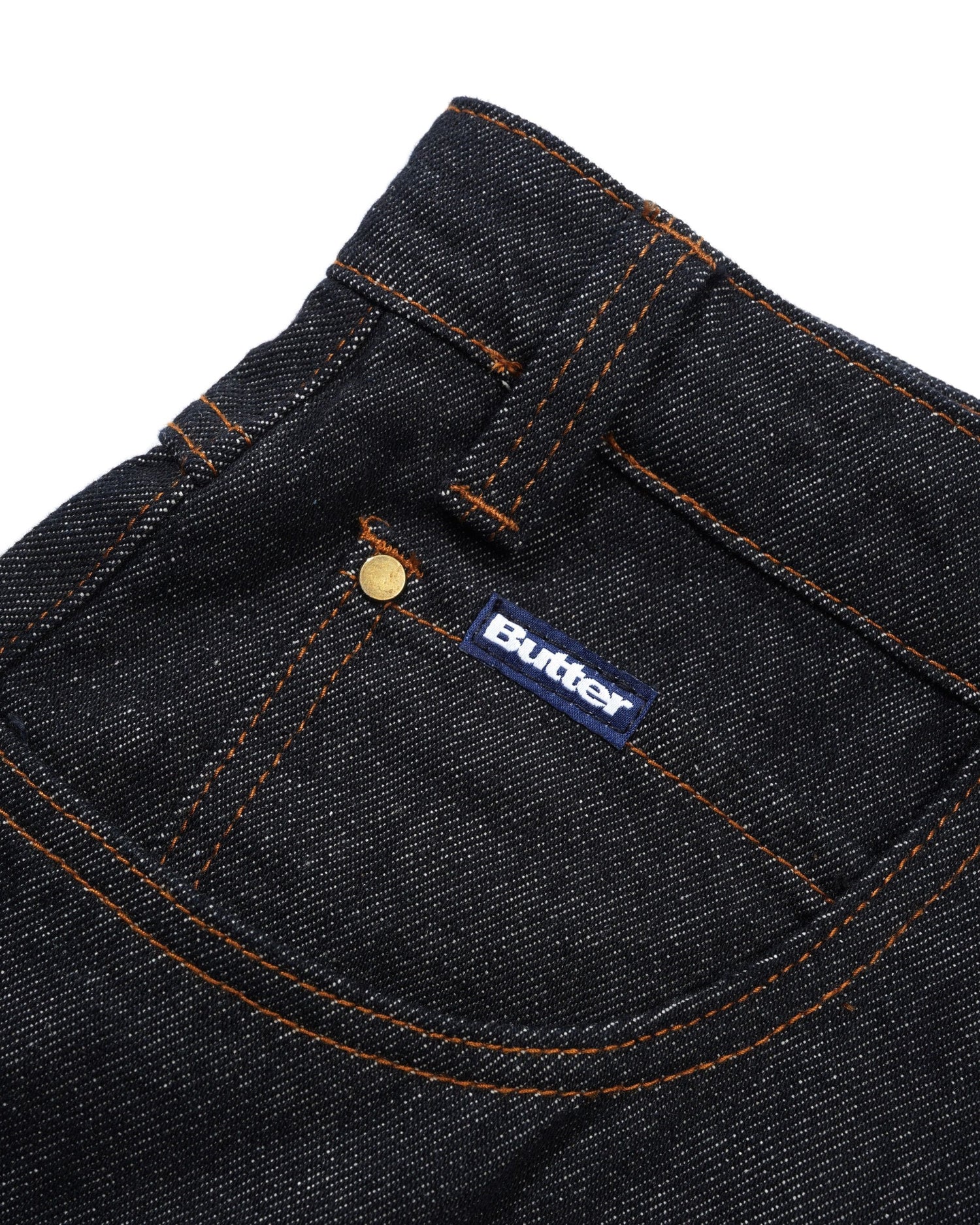 Baggy Denim Shorts, Raw Indigo