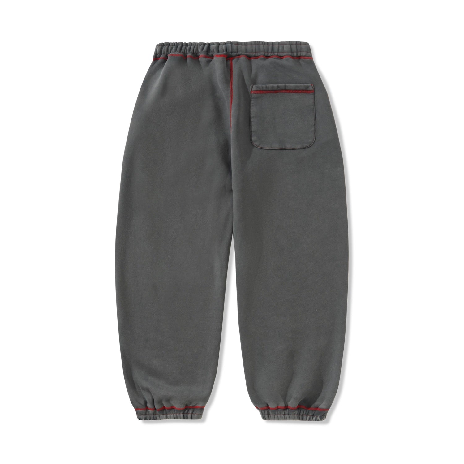 Baggy Fleece Pants, Washed Black