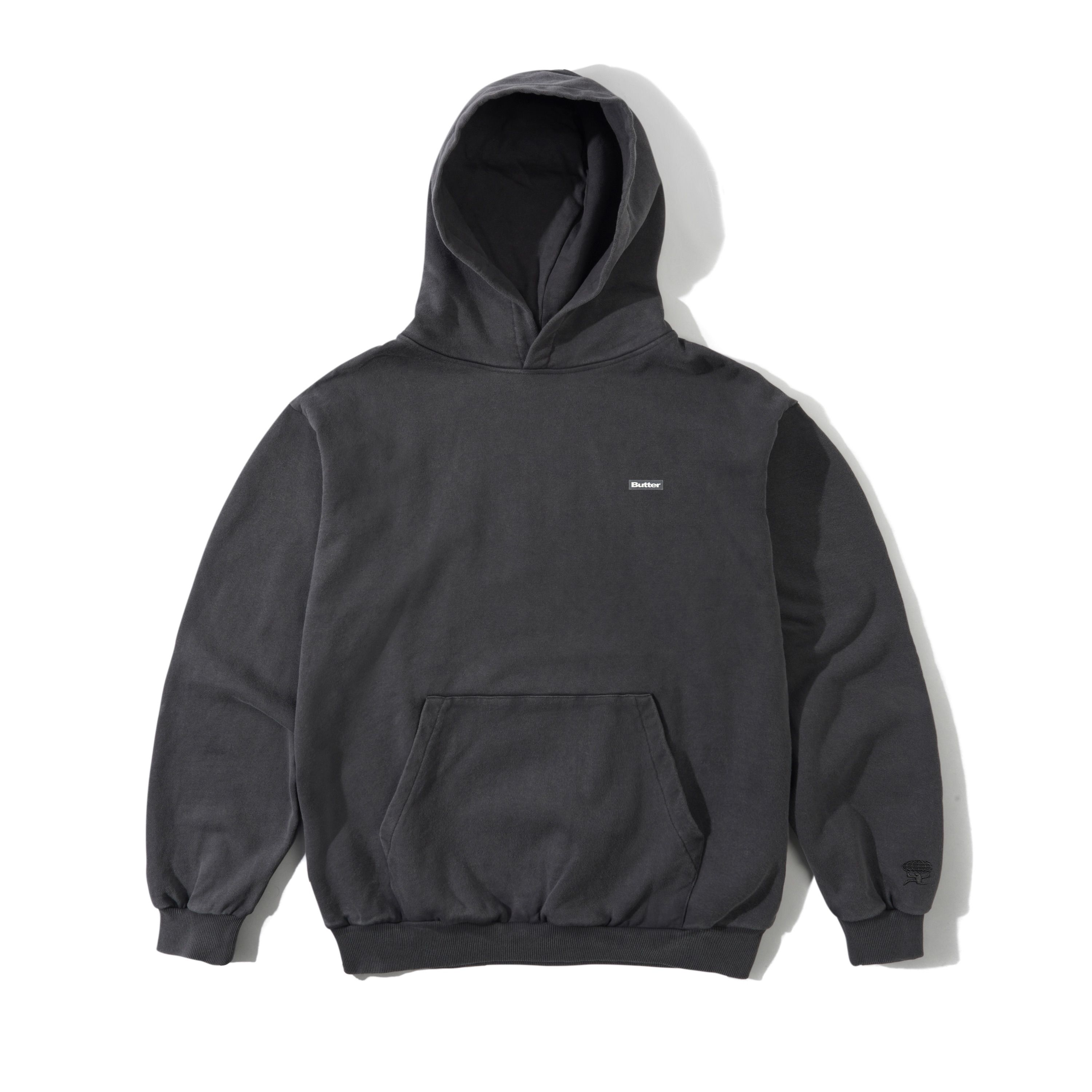 【BUTTER GOODS】Unleash Pullover Hood Washed Black Butter Goods Unleash Pullover Hood - Washed Black – Palm