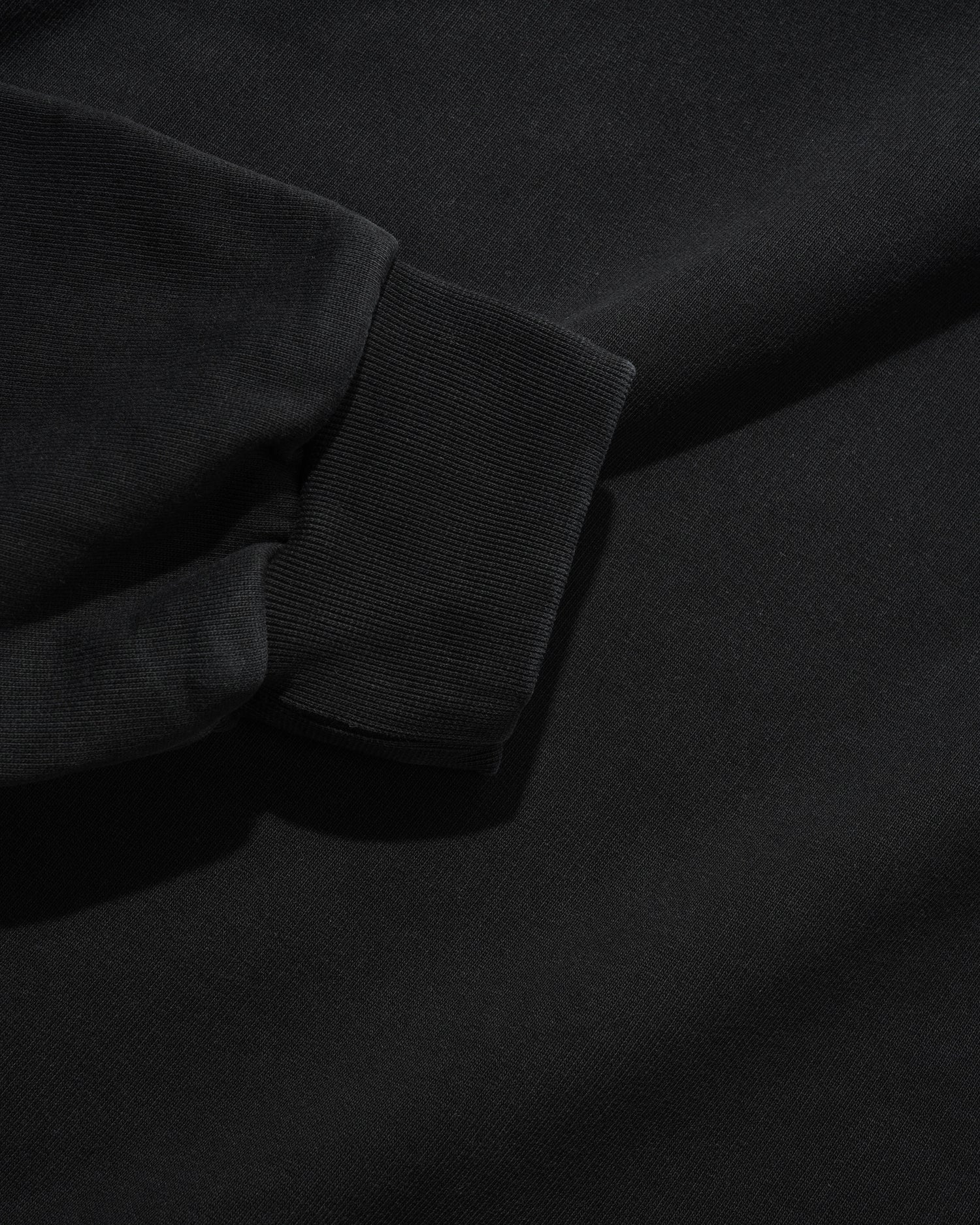 Basic Pullover Hood, Washed Black
