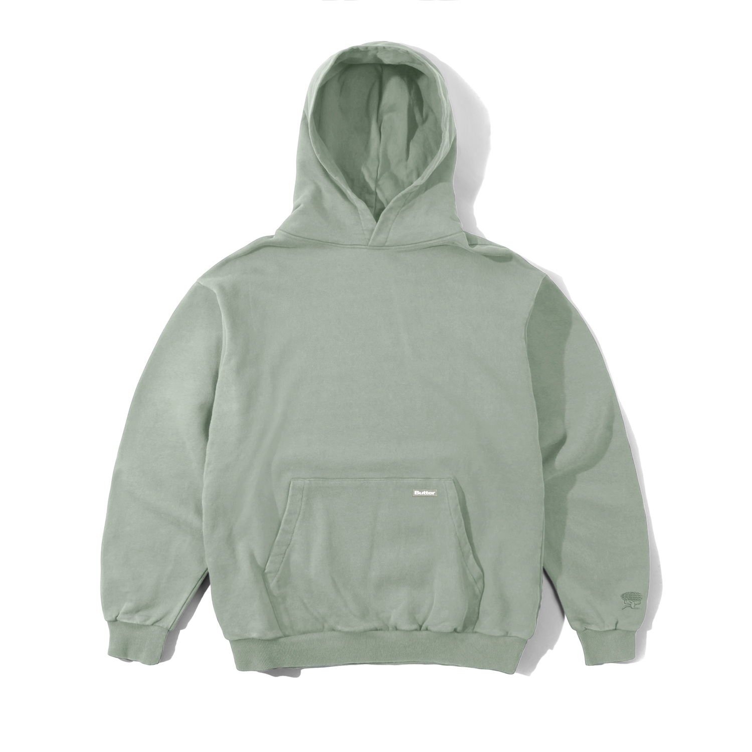 Basic Pullover Hood, Washed Dull Mint