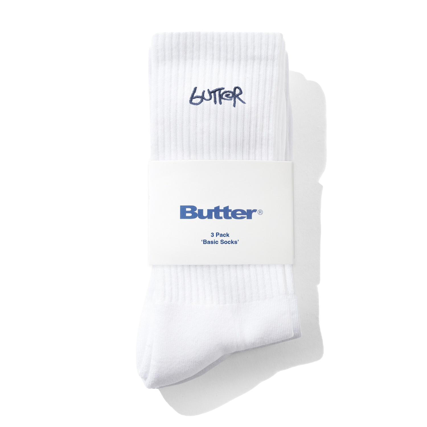 3-Pack Basic Socks, White