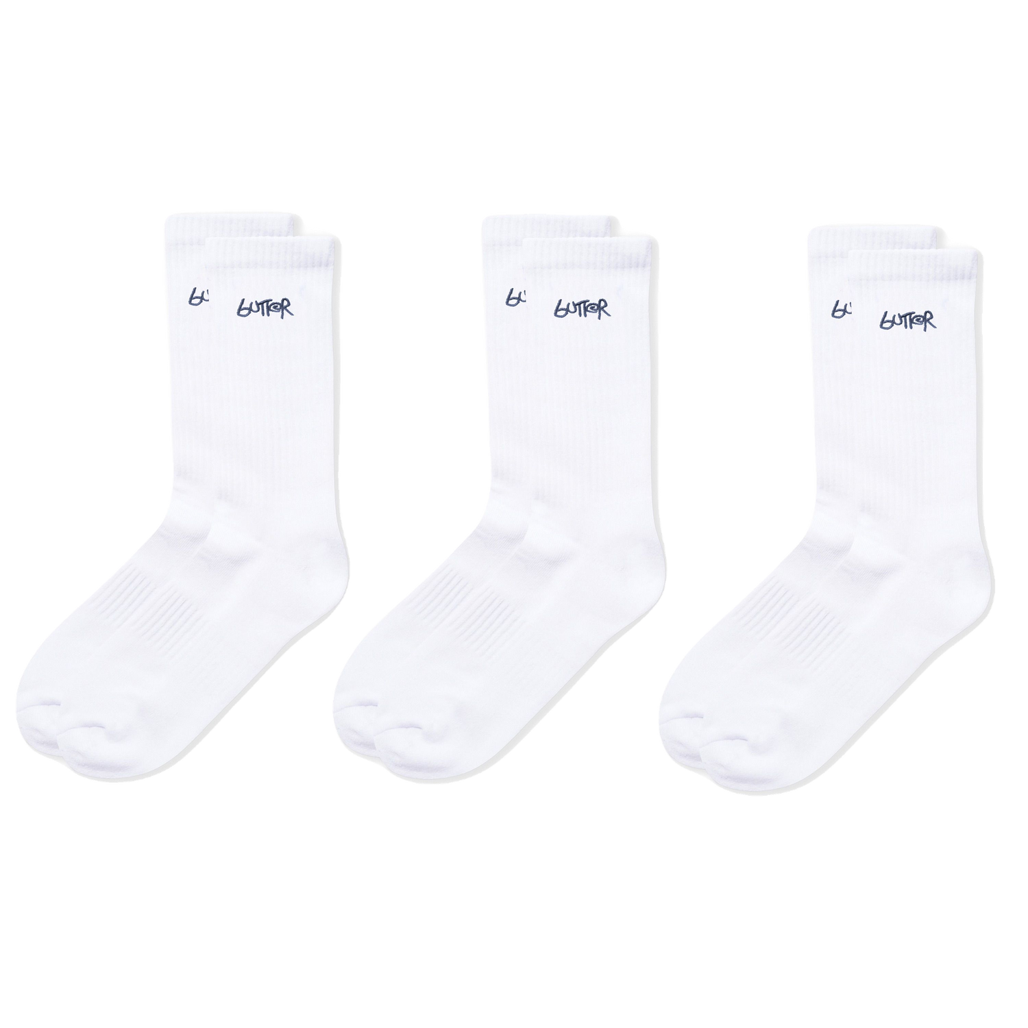 3-Pack Basic Socks, White