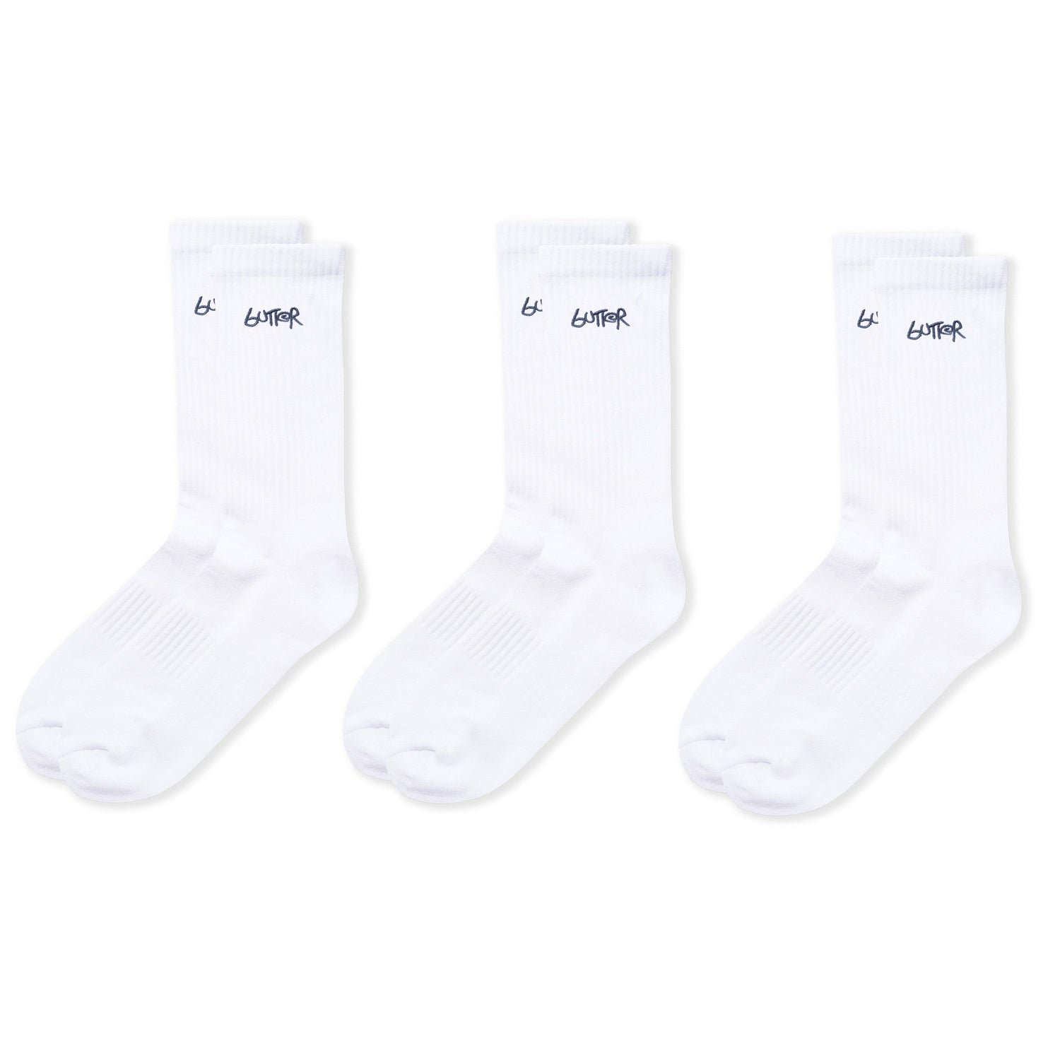 3-Pack Basic Socks, White