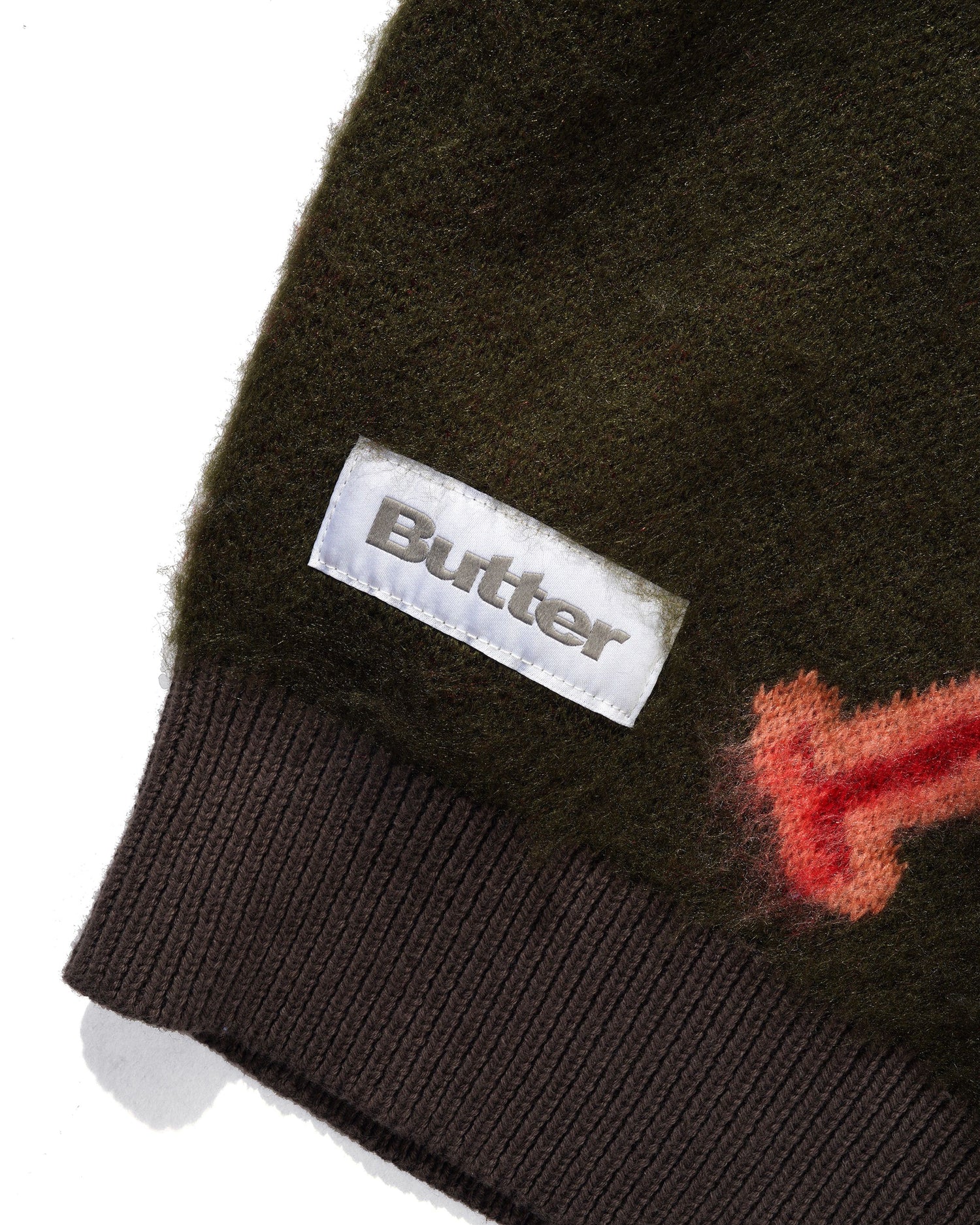 Beetle Zip-Thru Knit Sweater, Olive