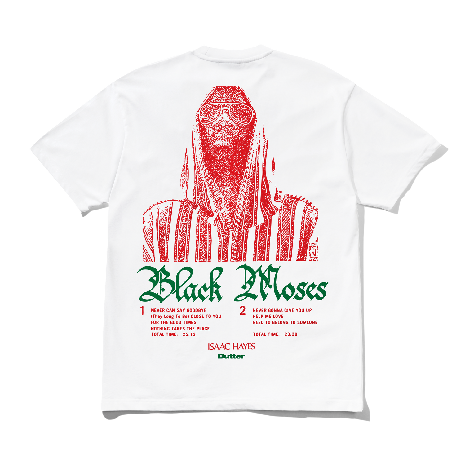 Black Moses Tee, White