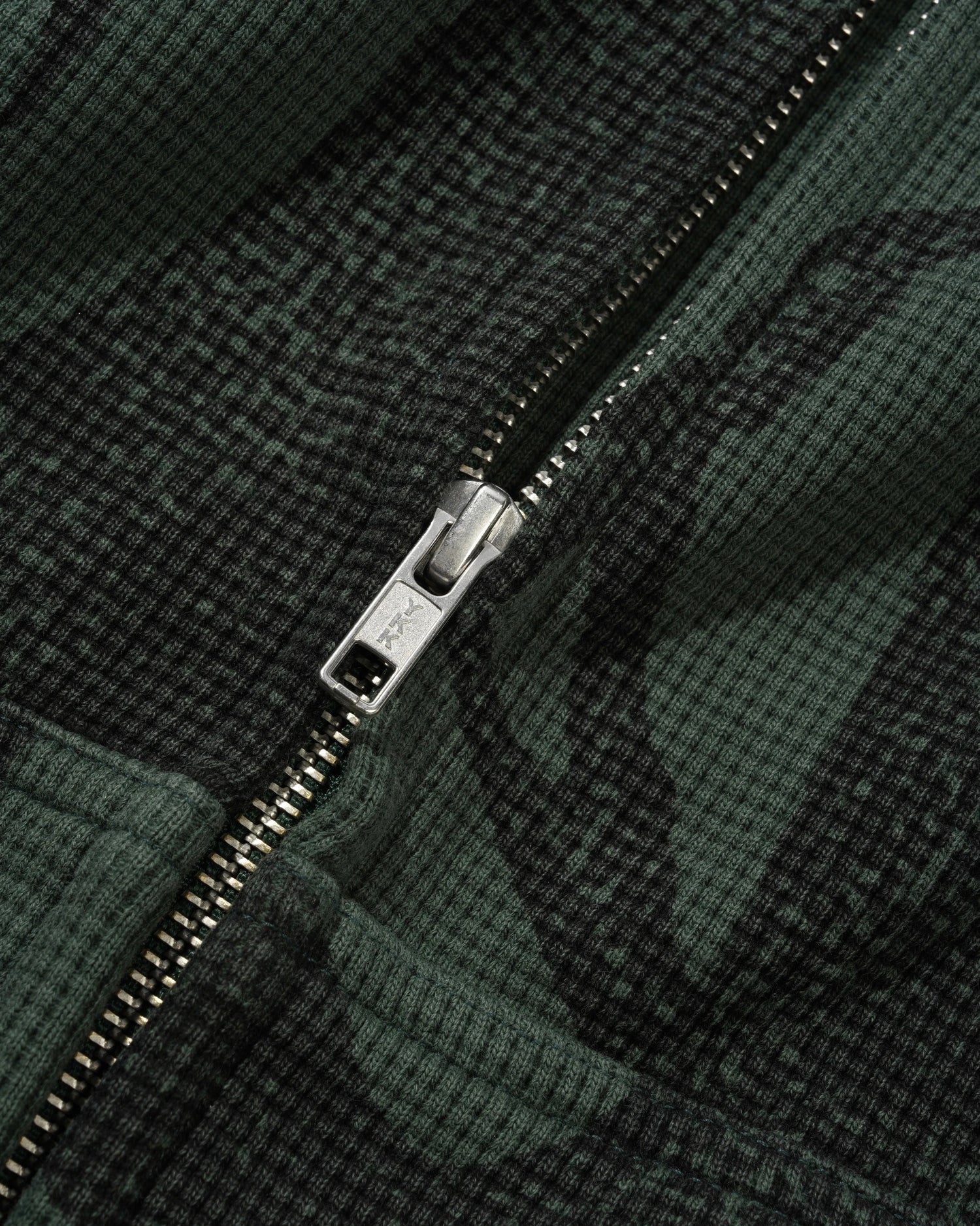 Bleach Waffle Zip-Thru Hood, Branch Camo