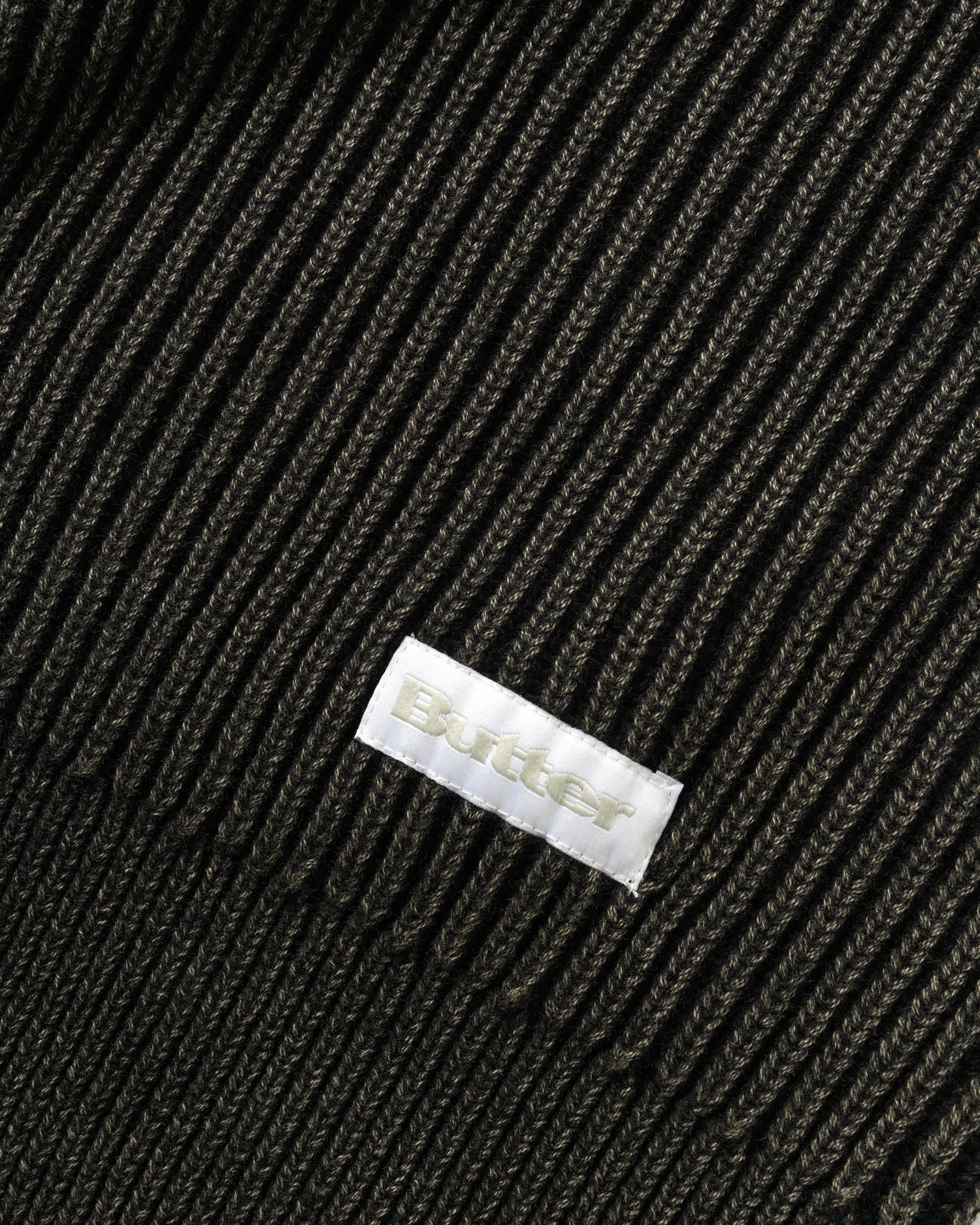 Bleach Zip-Thru Knit, Black