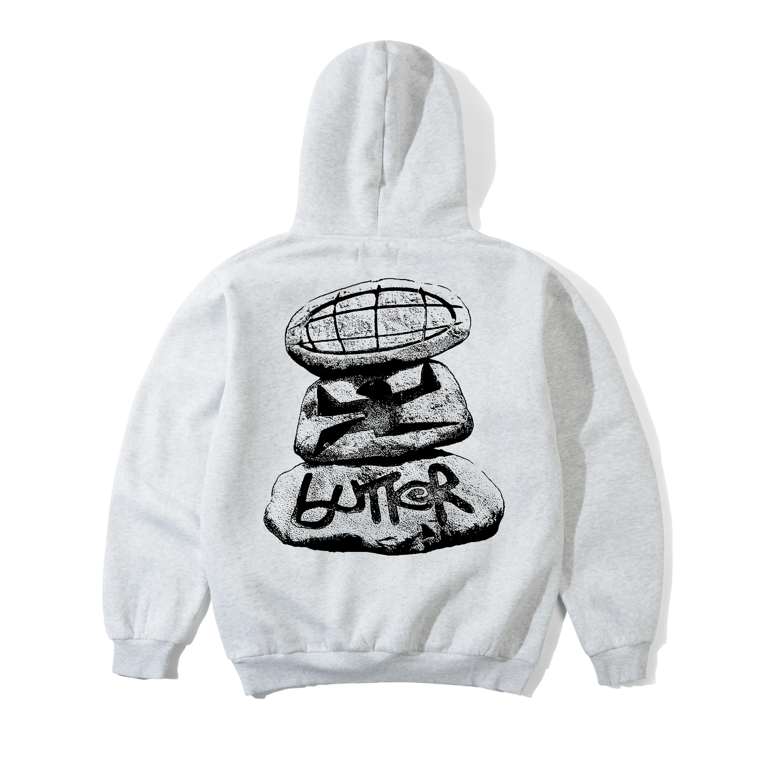 Boulder Terrain Pullover Hood, Ash