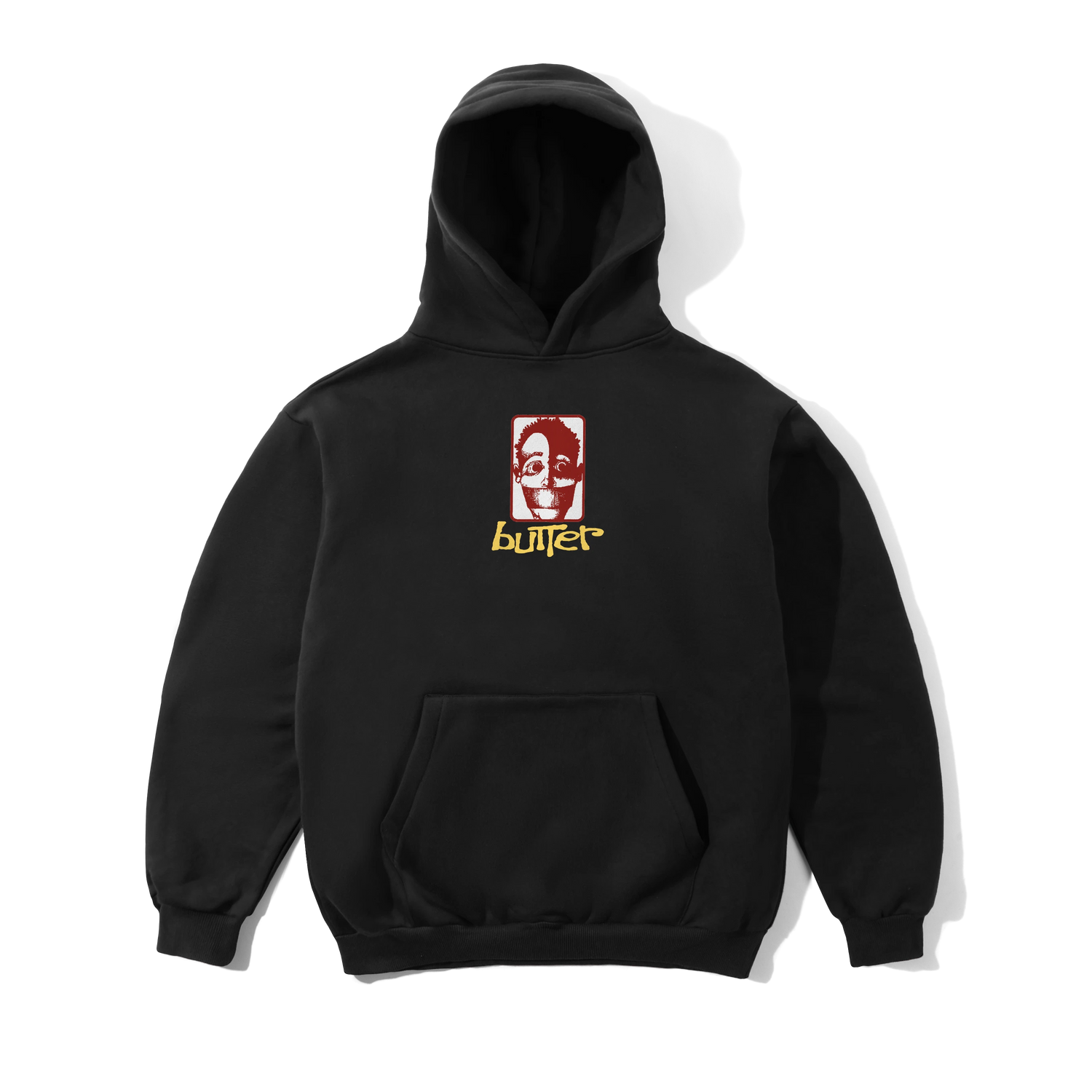 Bound Pullover Hood, Black