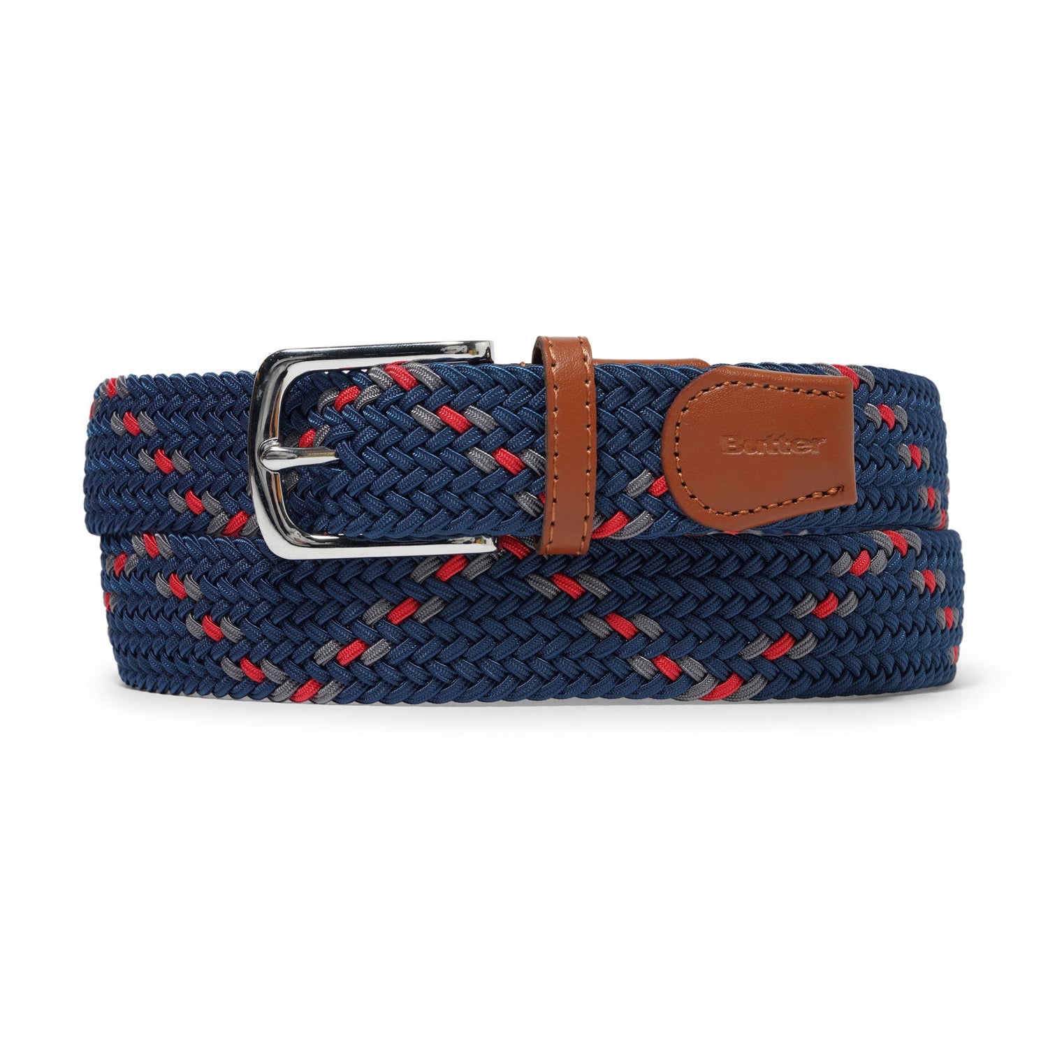 Braided Belt, Navy