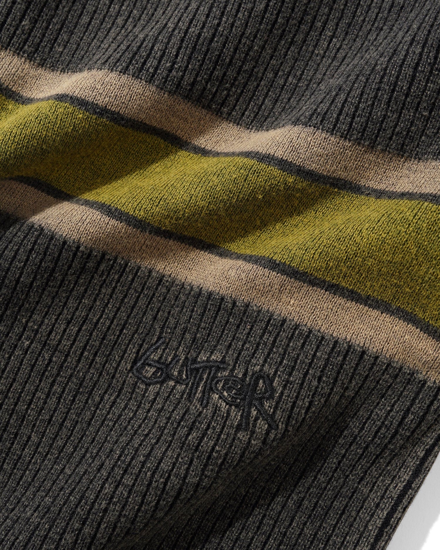 Break Knit Sweater, Washed Black
