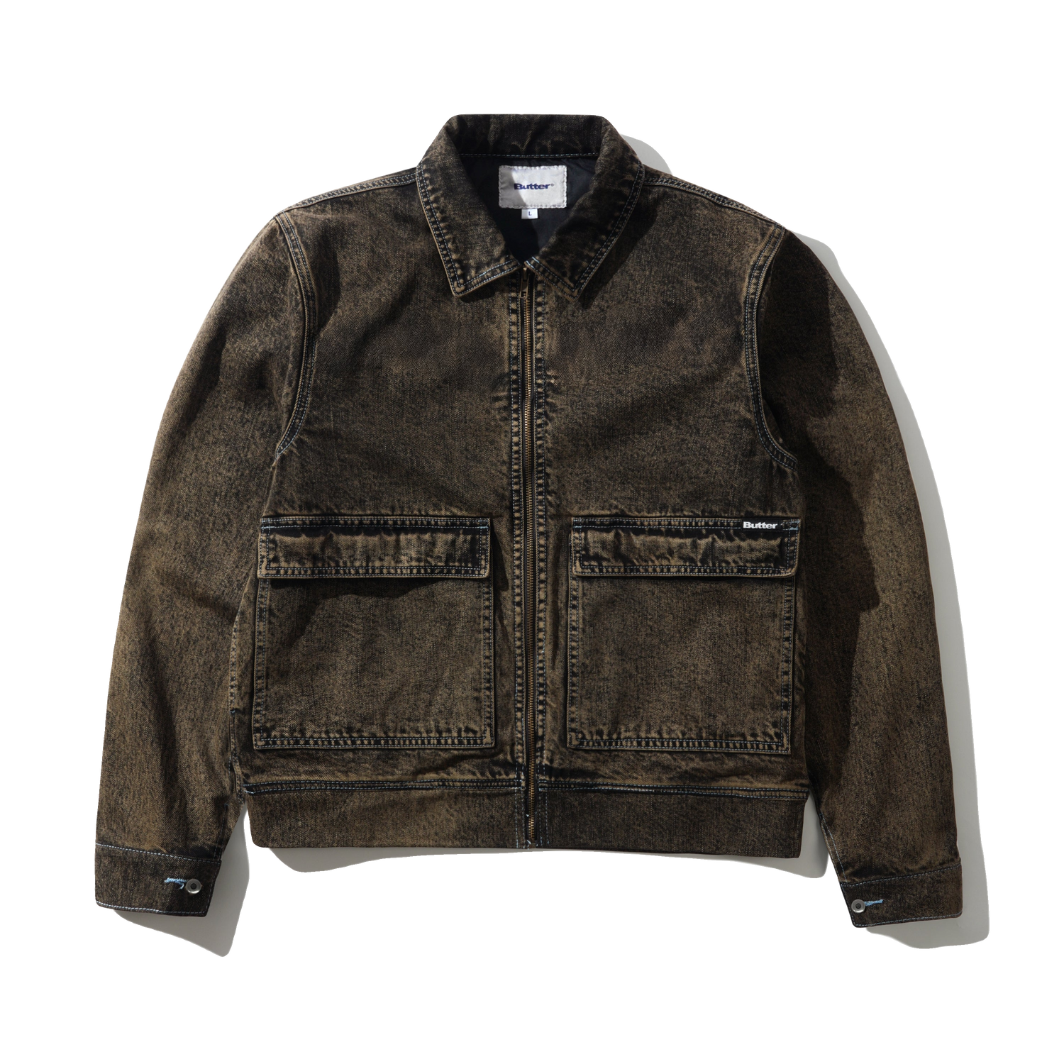 Bronco Denim Jacket, Tinted Brown