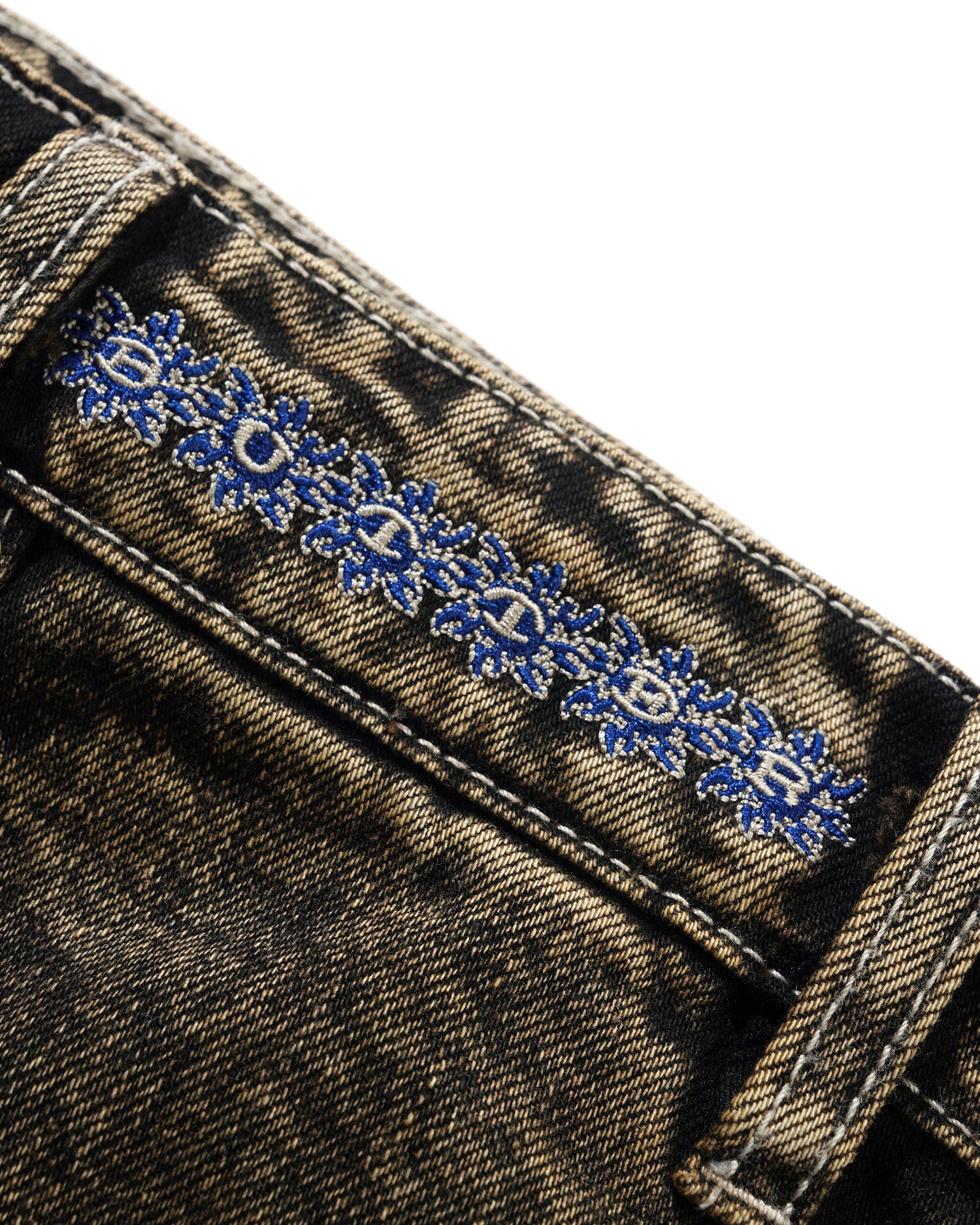 Bronco Denim Shorts, Brown Tint