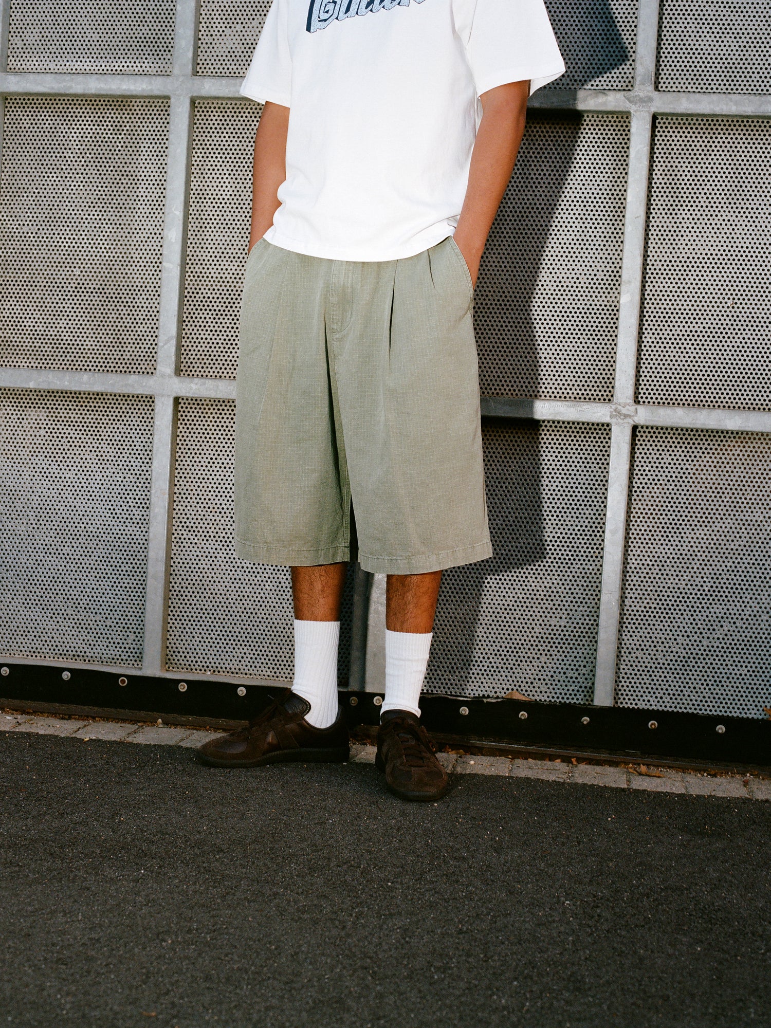 Pleated Shorts, Army