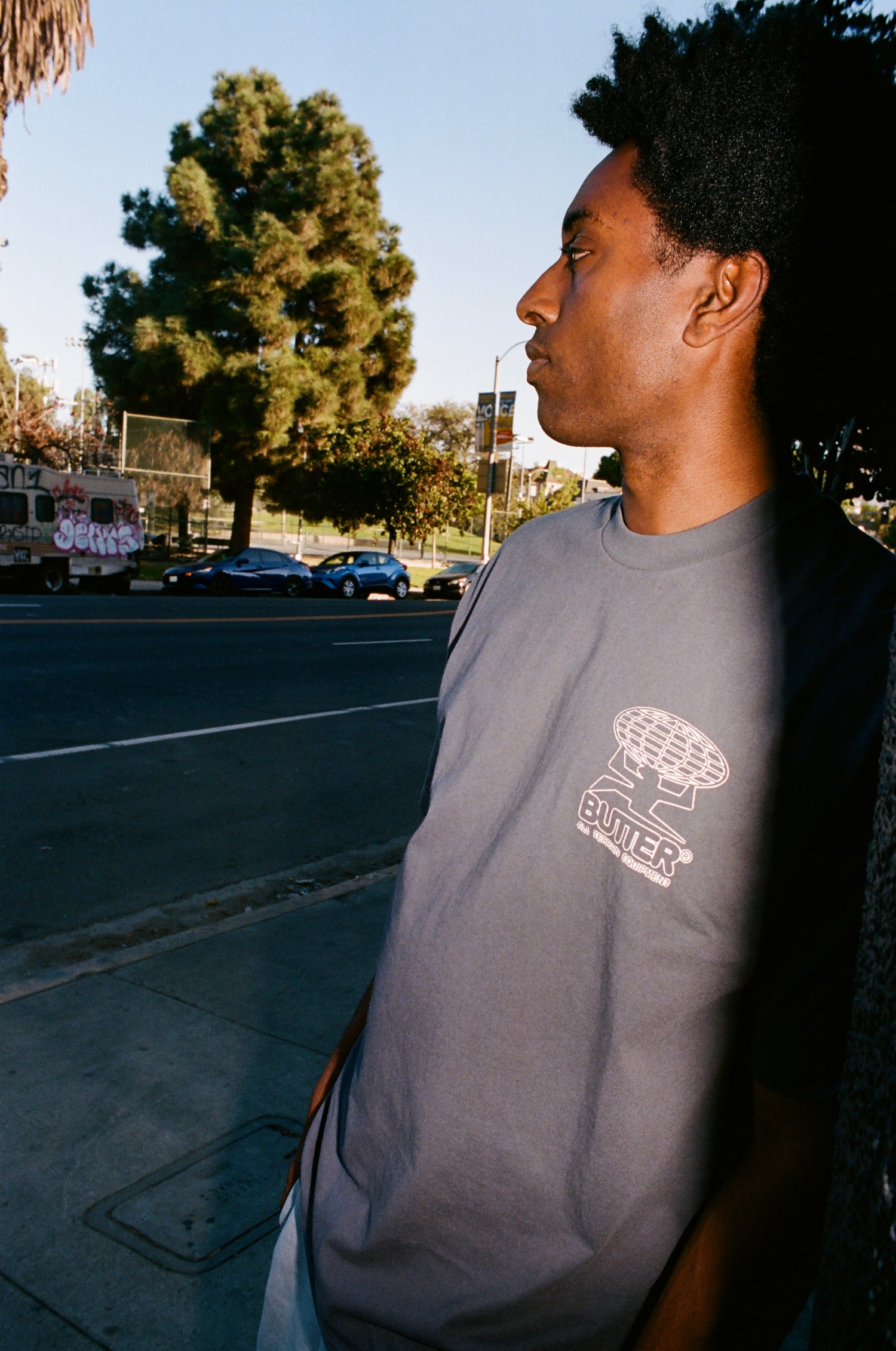 All Terrain Tee, Washed Black