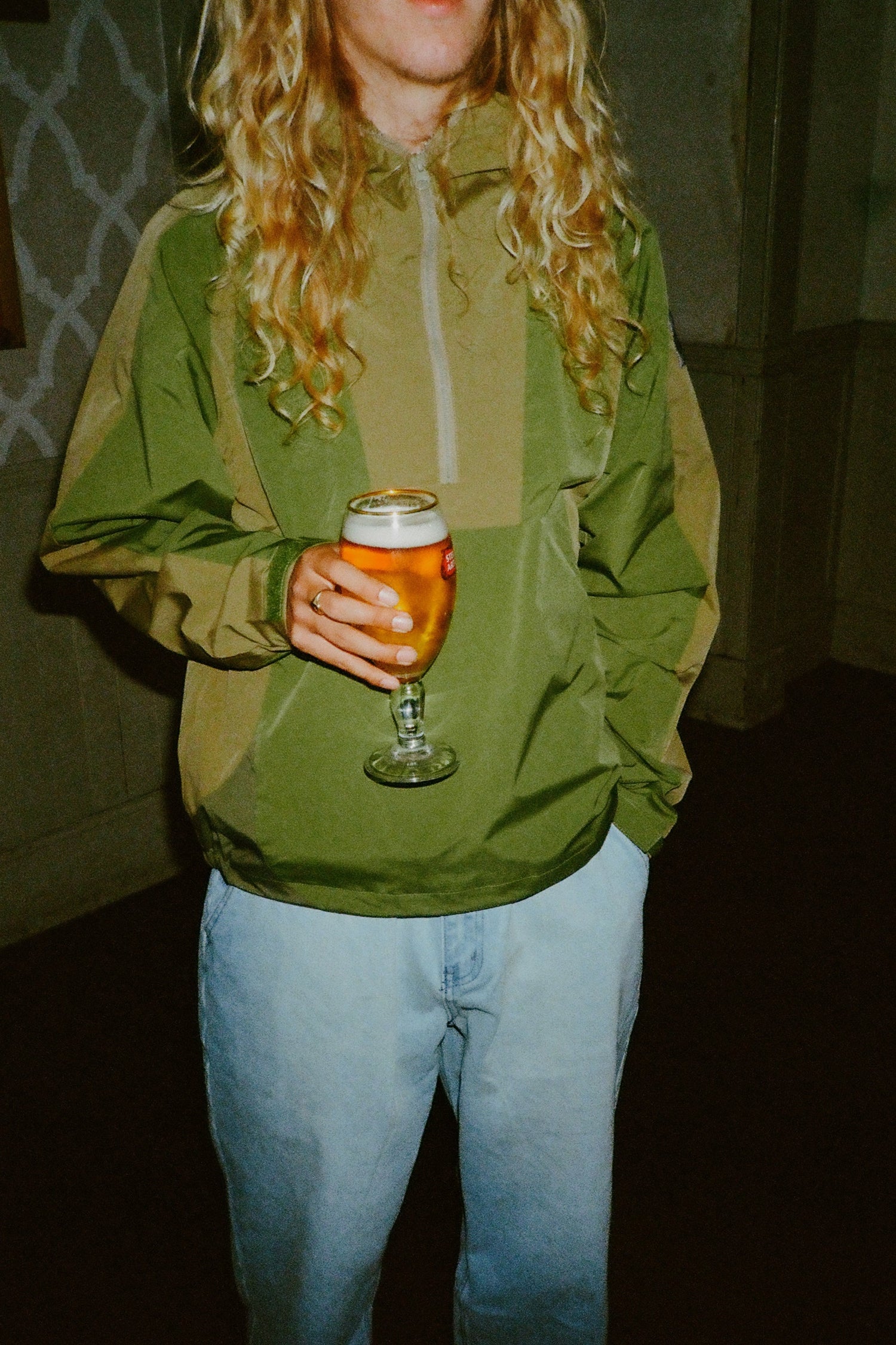 Contour Anorak, Sage / Stone