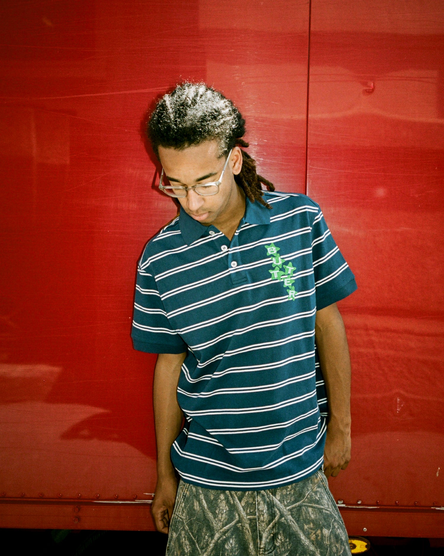 Stars Polo S/S Shirt, Black