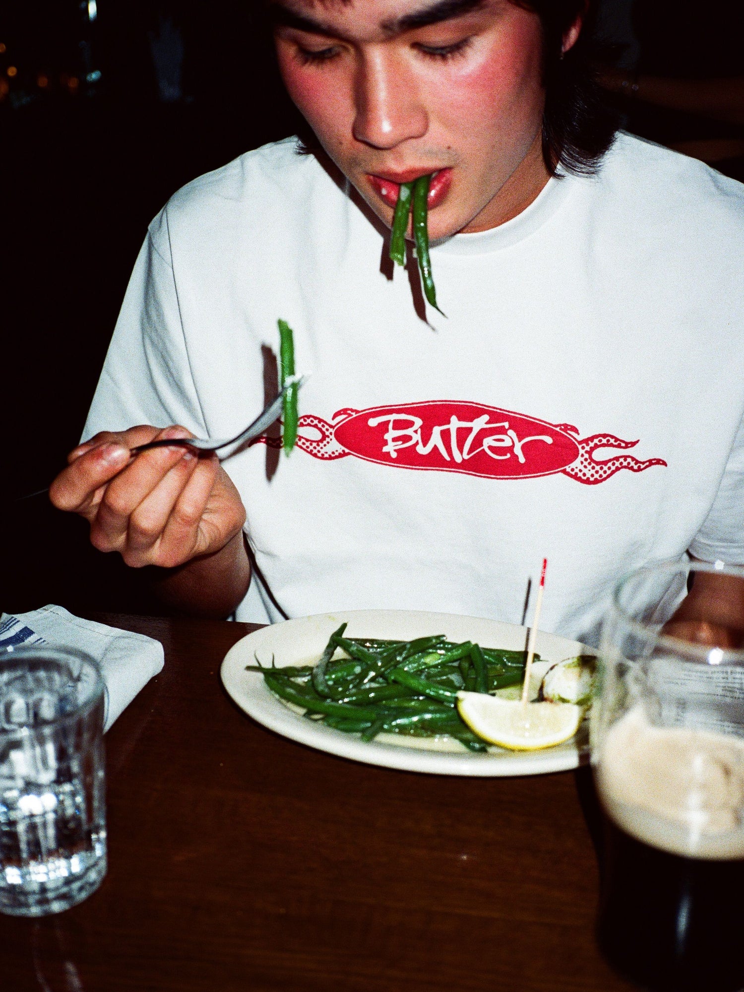 Flare Tee, Washed Ice
