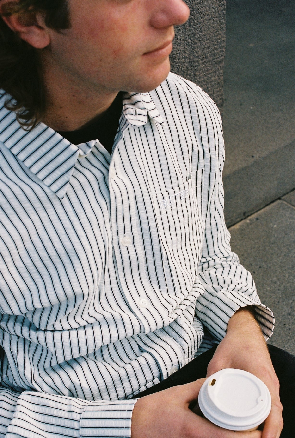 Lines Shirt, White