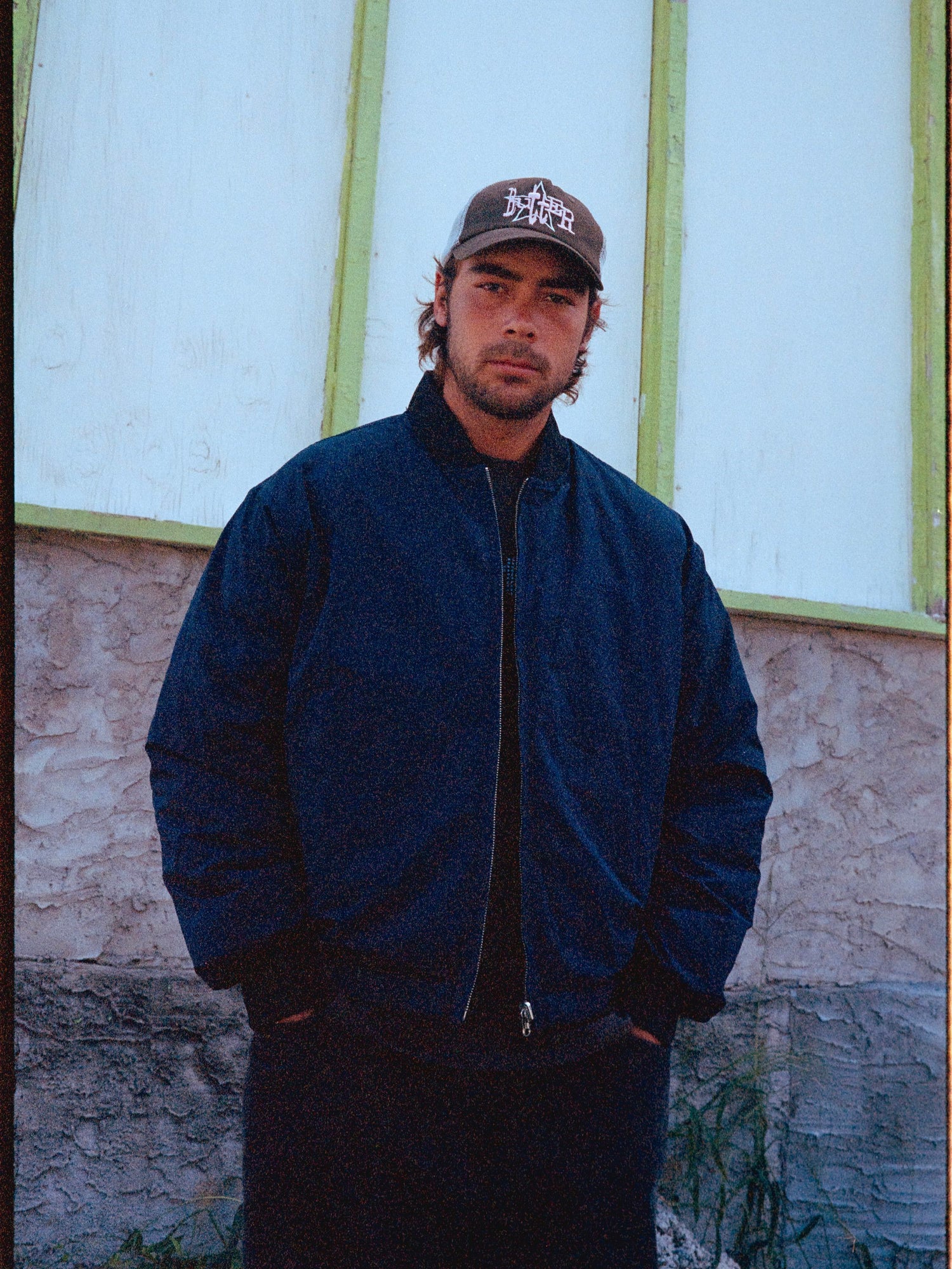 Sigil Trucker Cap, Washed Black