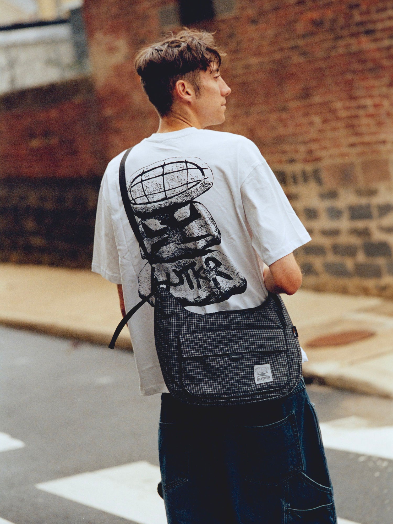 Boulder Terrain Tee, Grey Blue