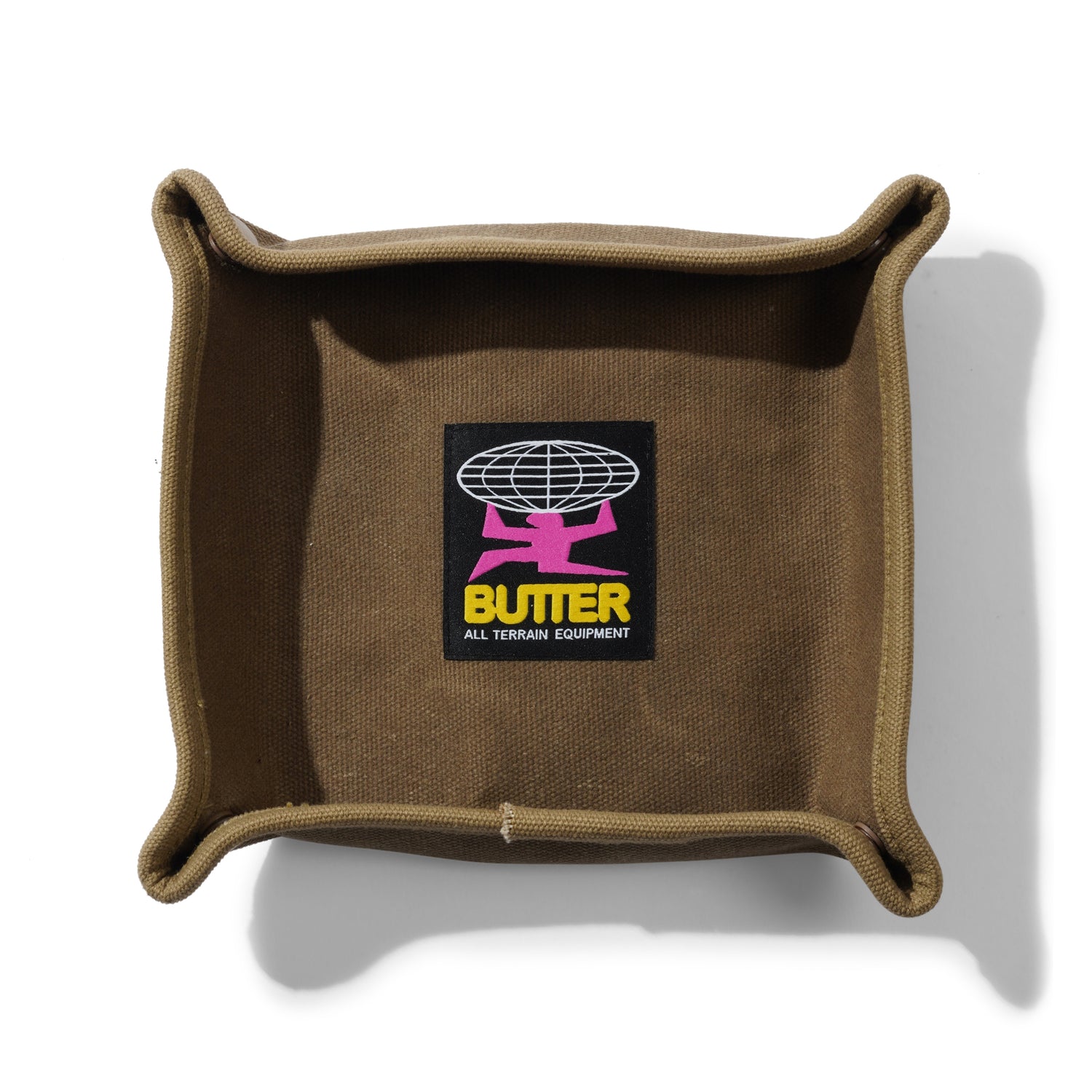Canvas Tray, Khaki