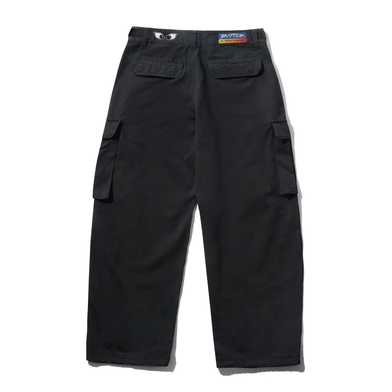 Cargo Pants, Washed Black