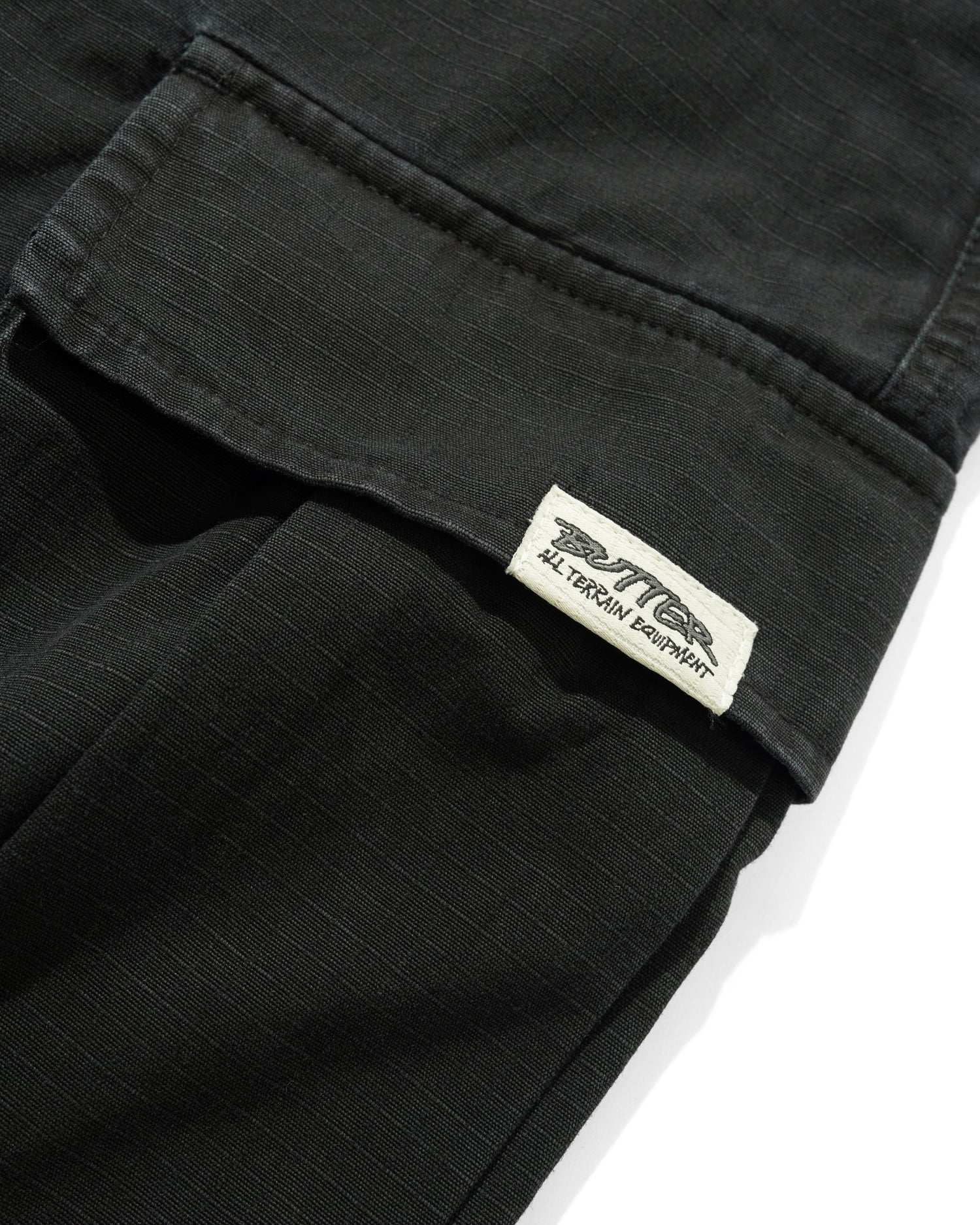 Cargo Shorts, Washed Black