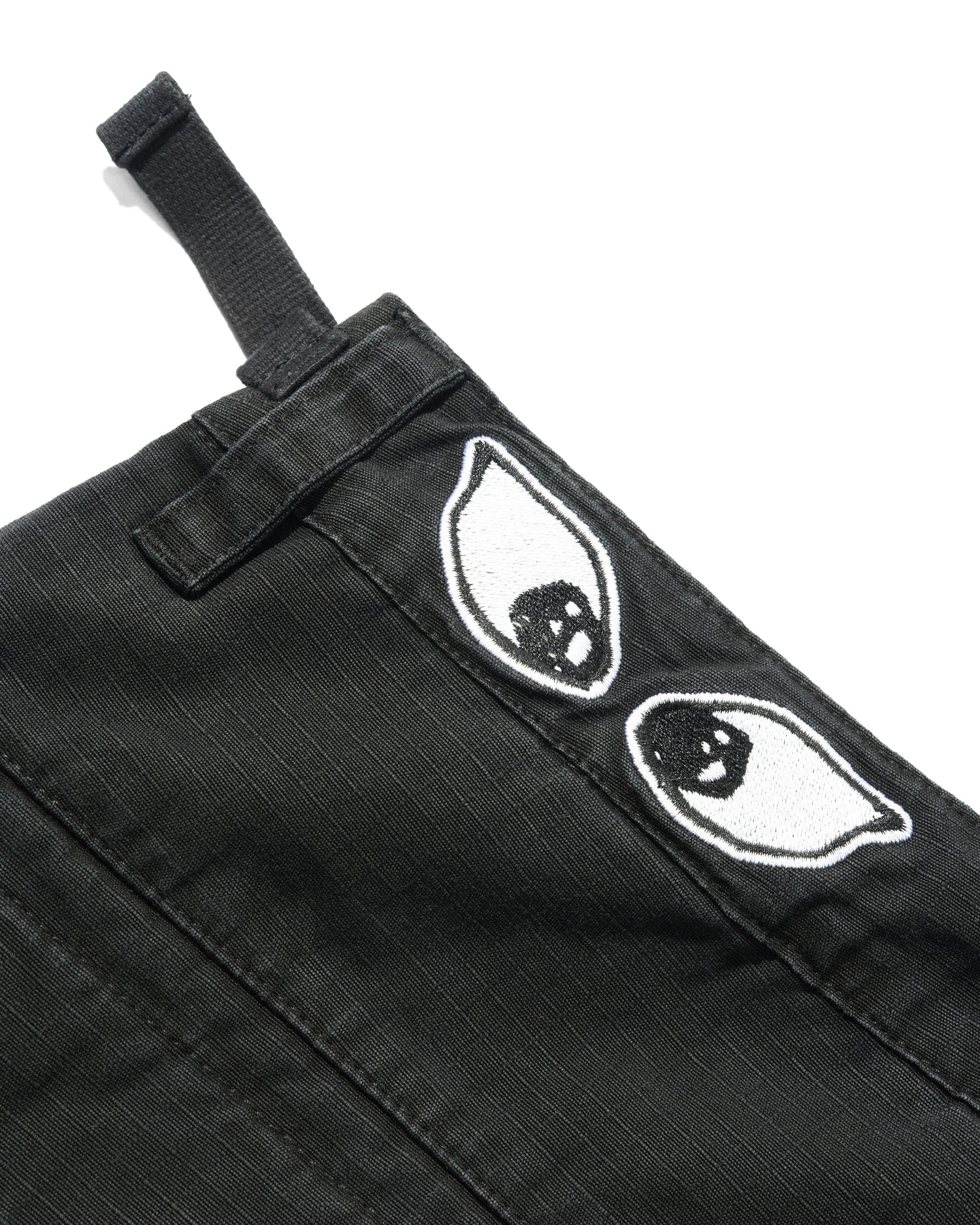 Cargo Shorts, Washed Black