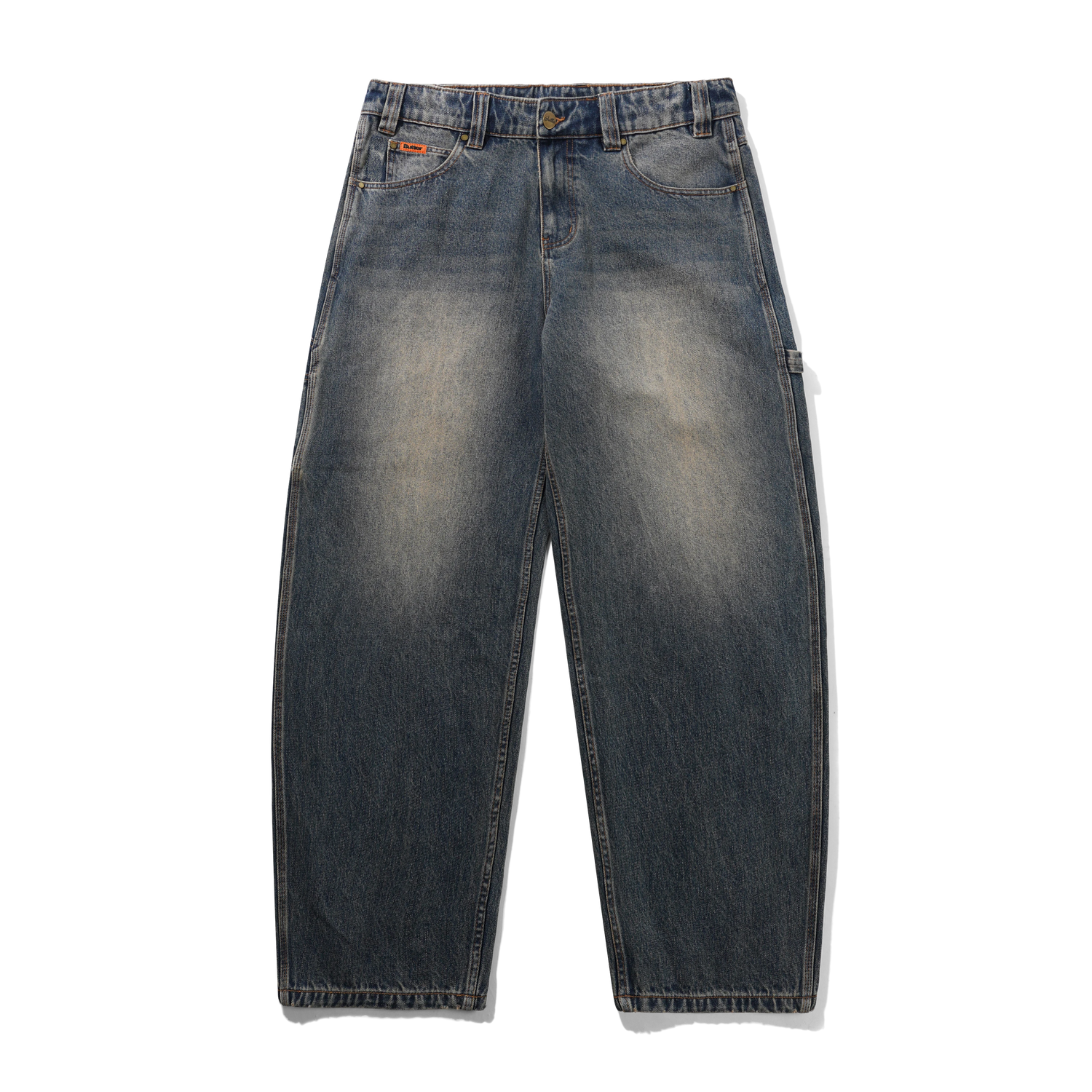 Carpenter Denim Jeans, Dirty Indigo Wash