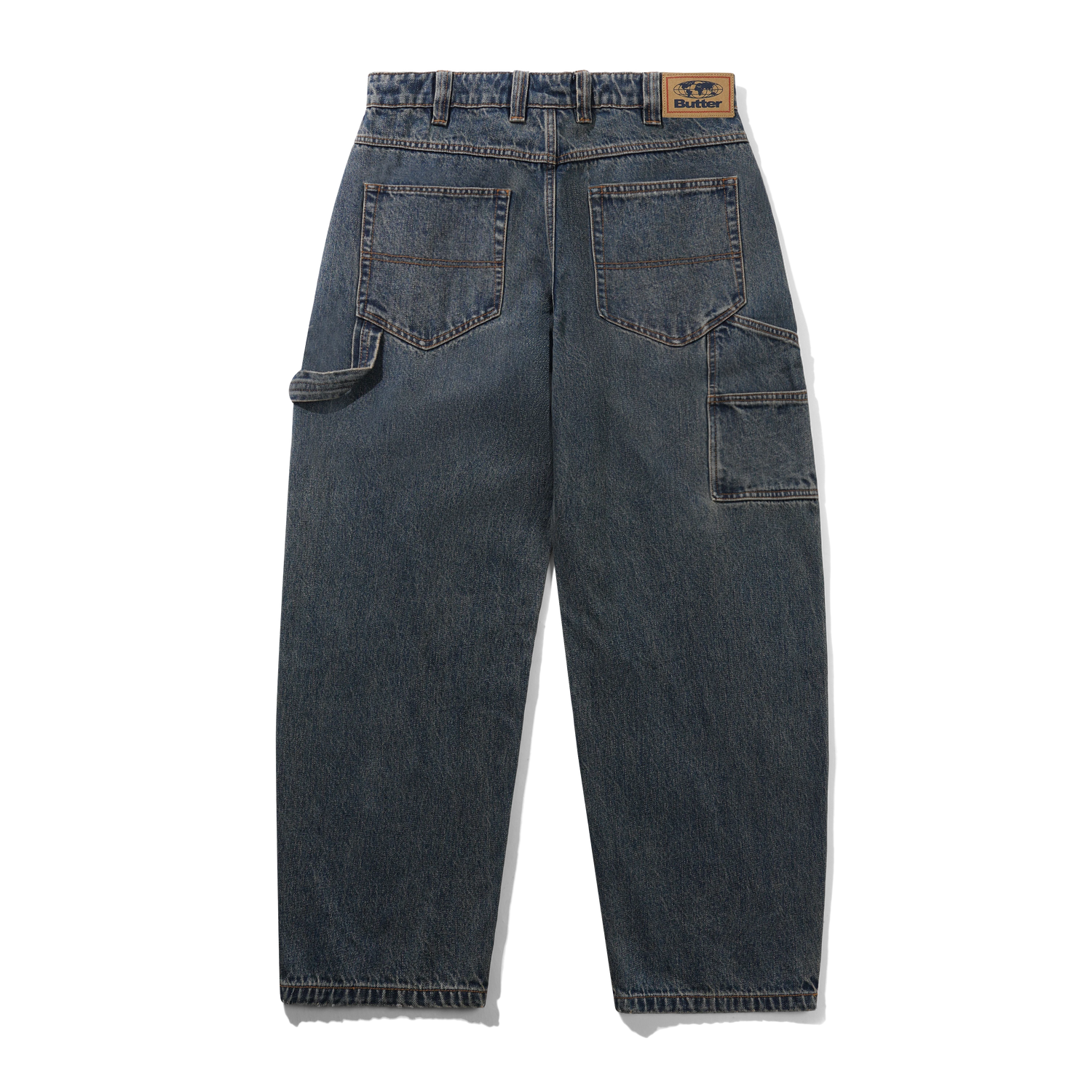 Carpenter Denim Jeans, Dirty Indigo Wash