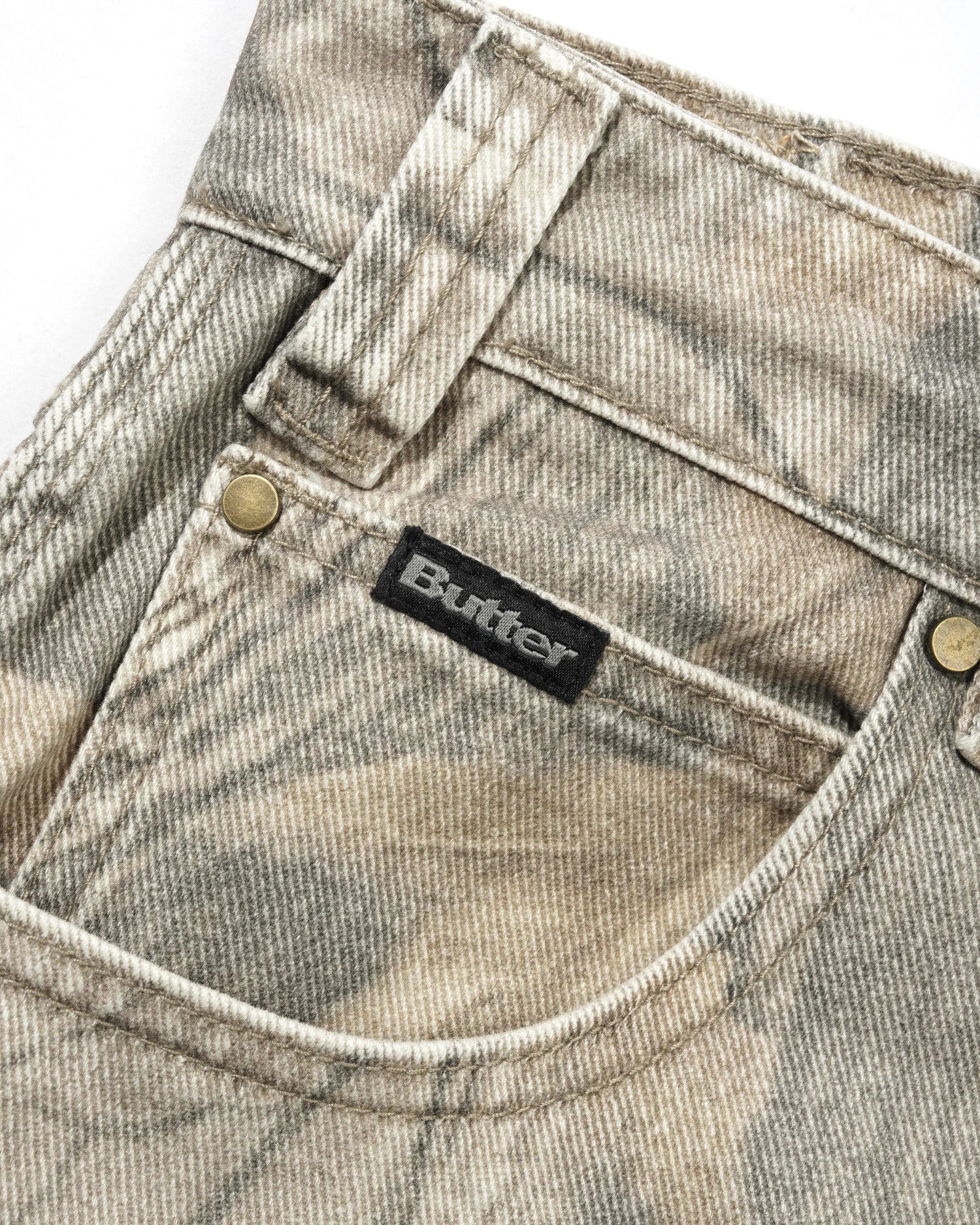 Carpenter Denim Jeans, Forest Camo