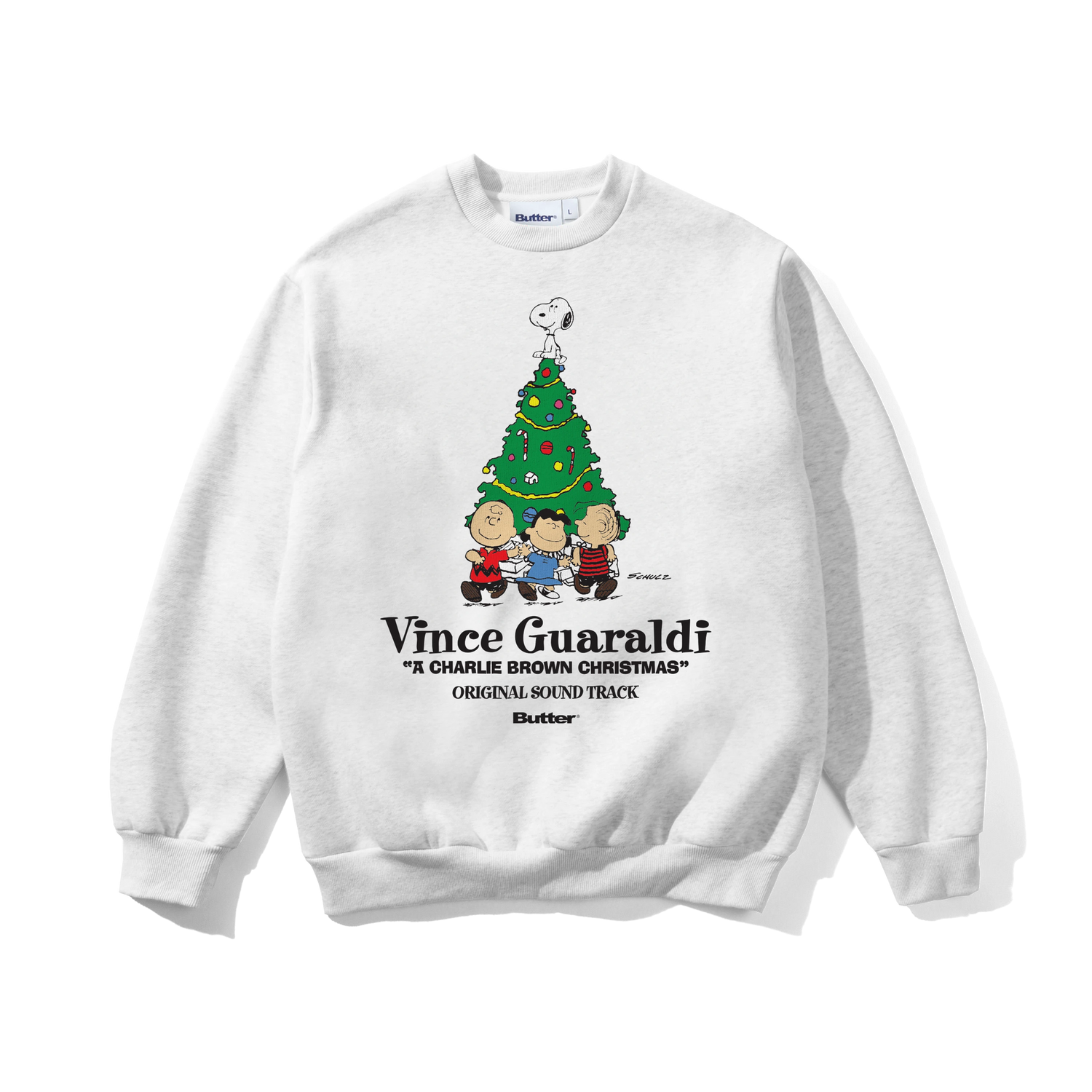 Charlie Brown Christmas Crewneck, Ash
