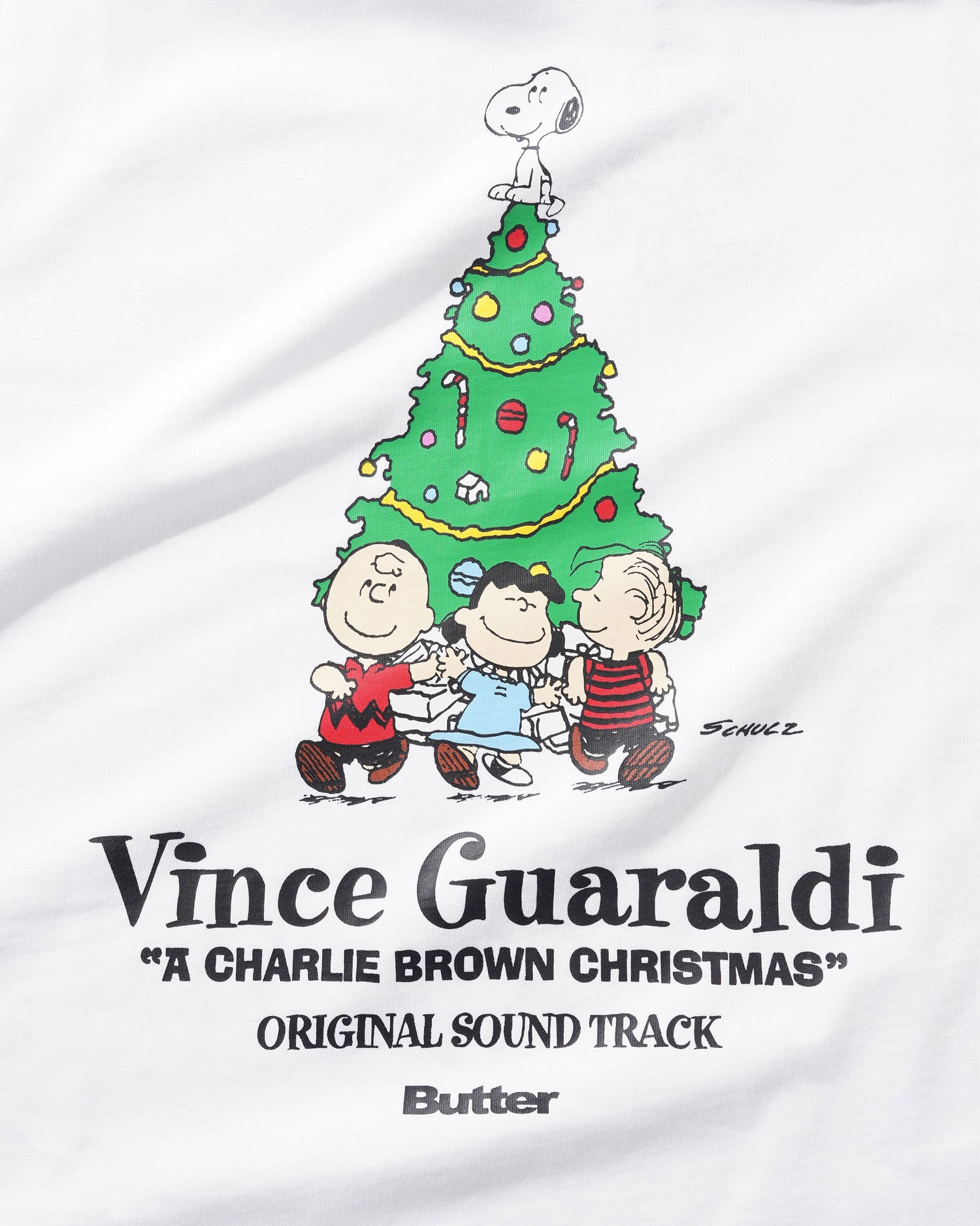 Charlie Brown Christmas Tee, White