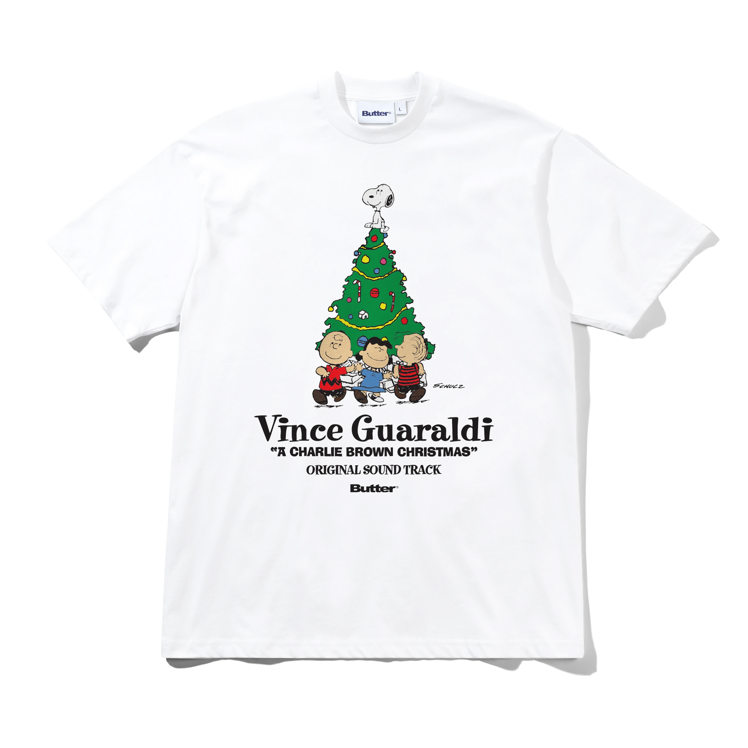 Charlie Brown Christmas Tee, White