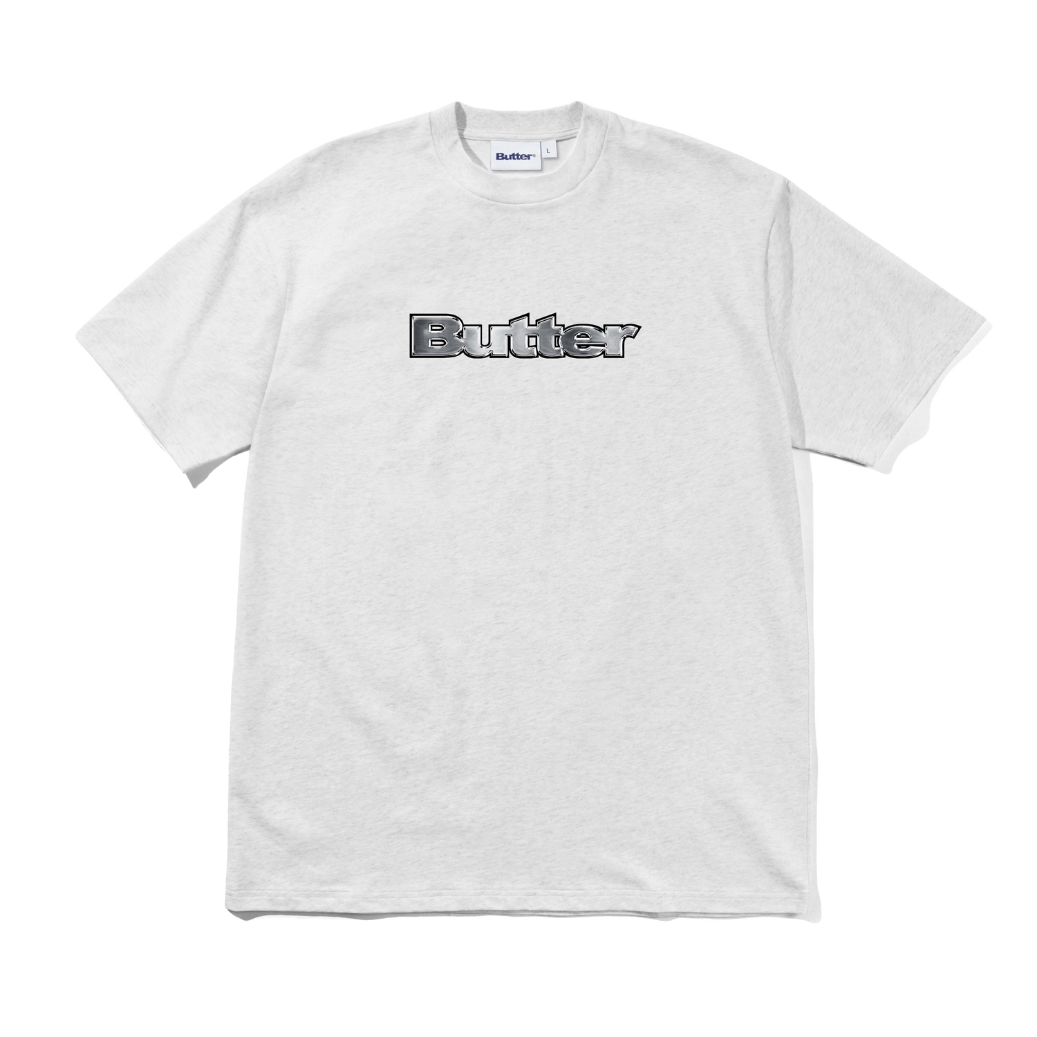 Chrome Logo Tee, Ash